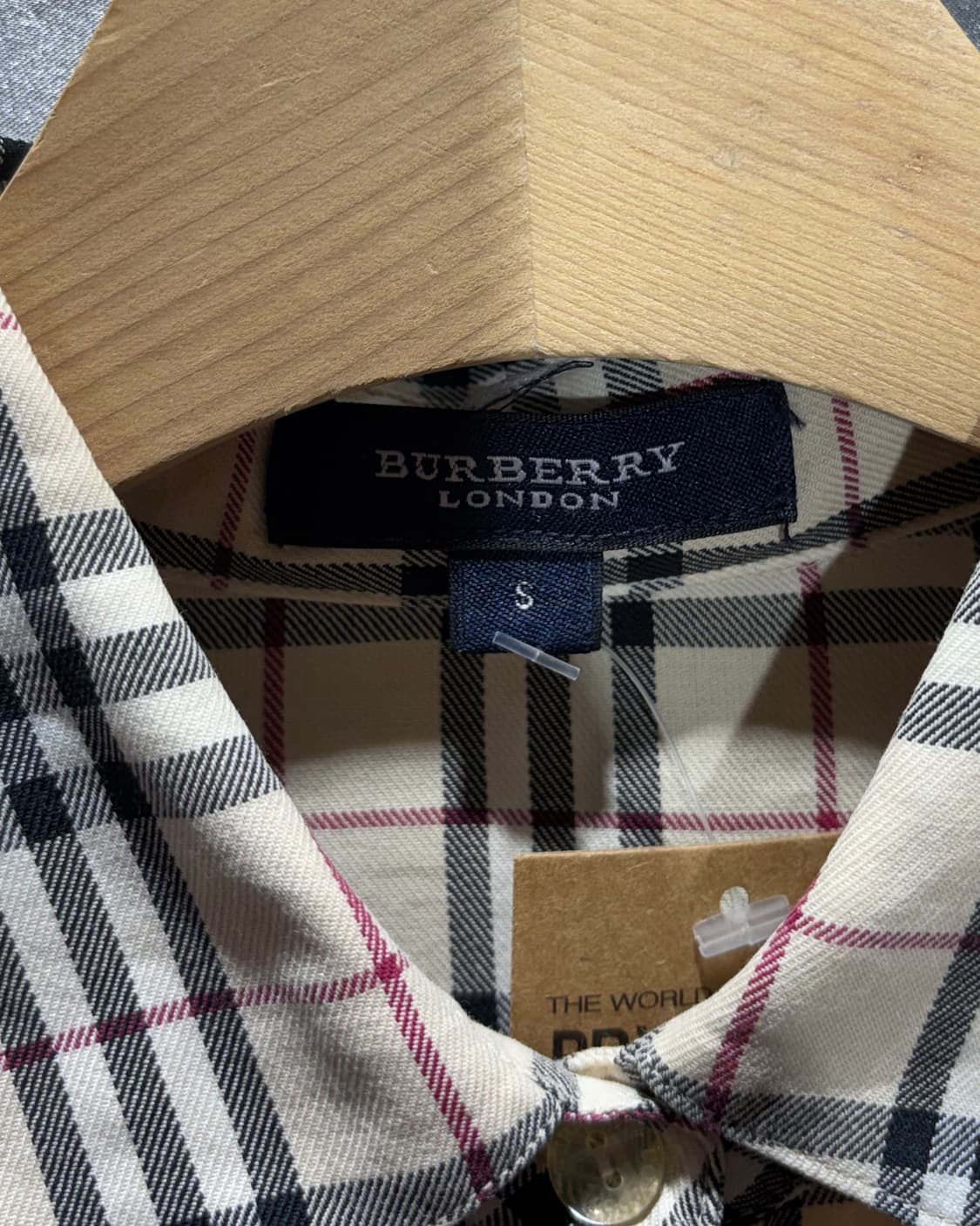 S 버버리 우먼스 노바체크 스크레치 코튼 셔츠  상품이미지4