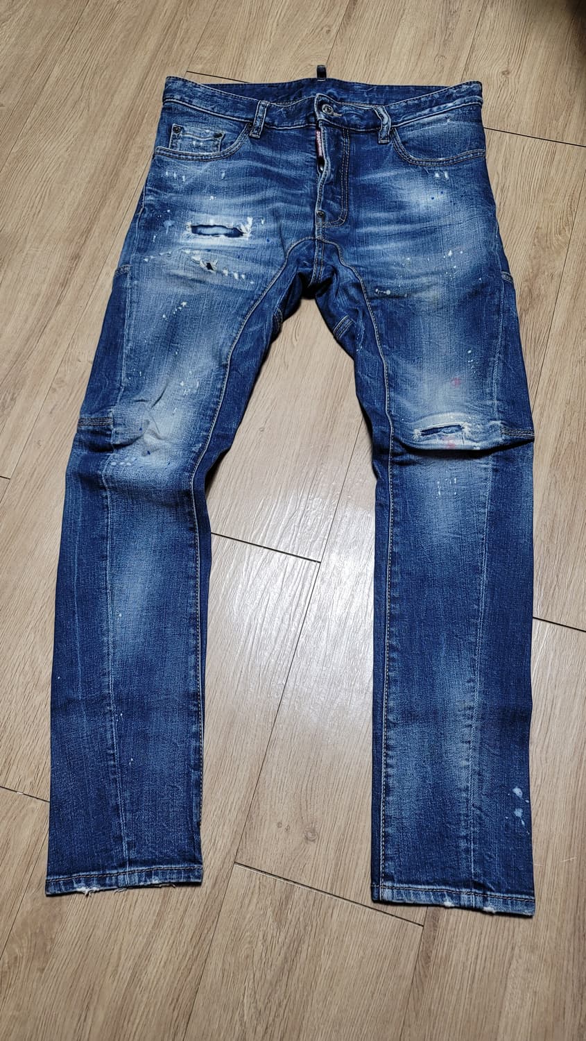 디스퀘어드 섹시 블랙래더패치 타이디바이커 74LB0970 EU44 상품이미지1