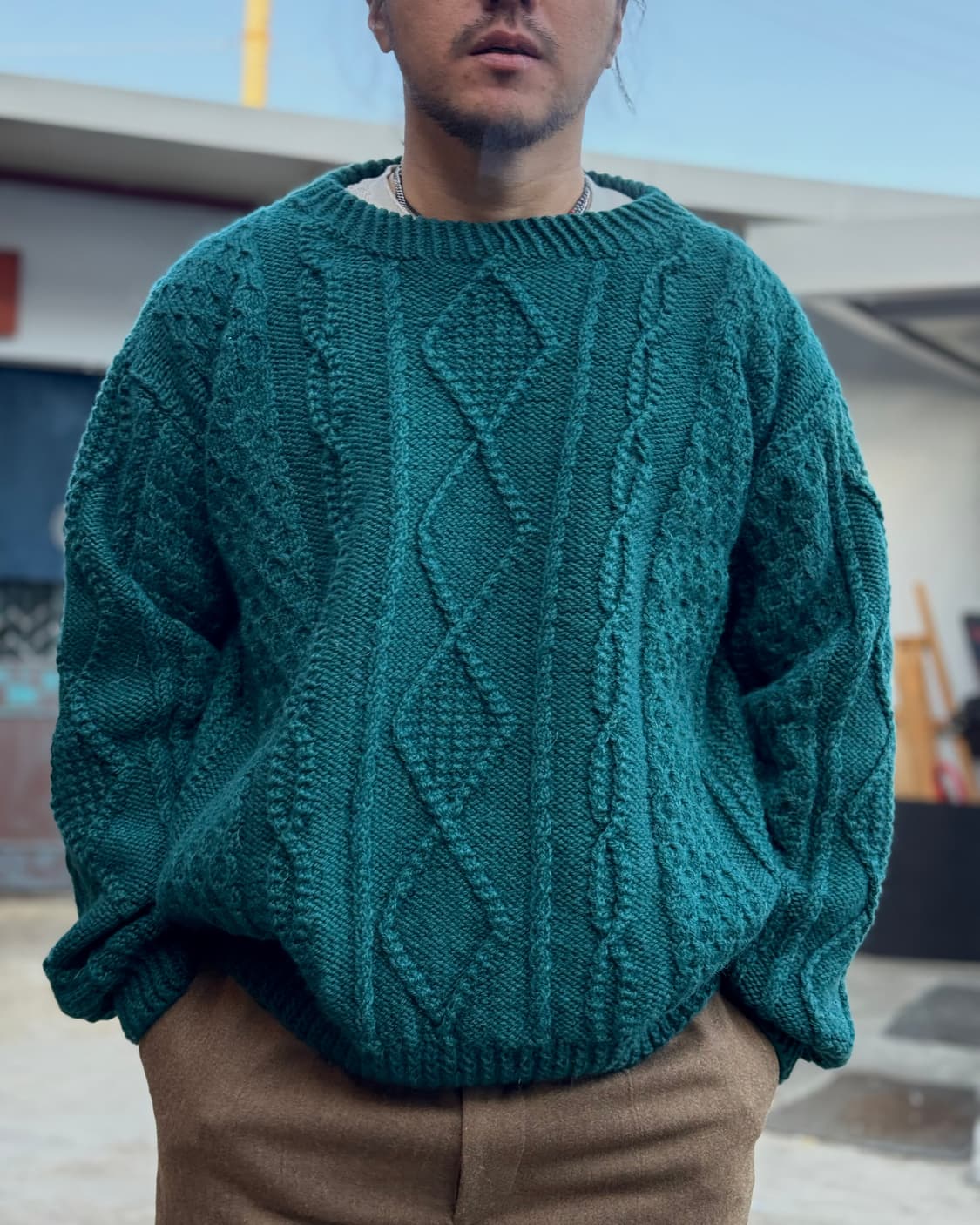 빈티지 피셔맨 스웨터 103-105 상품이미지8