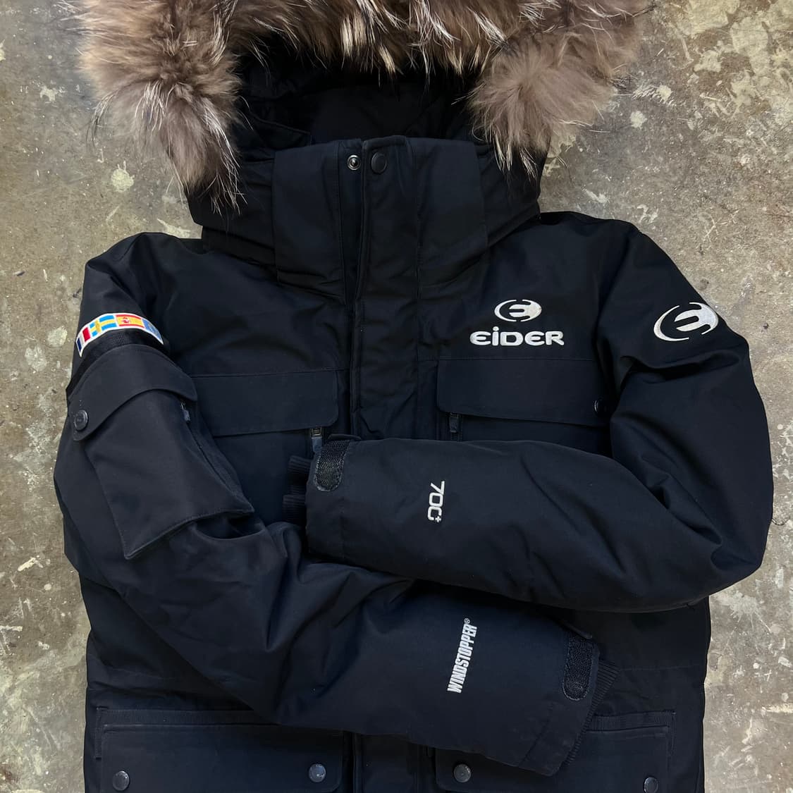 M) 아이더 구스다운 헤비급 패딩점퍼 대장급 거위털 패딩 상품이미지3