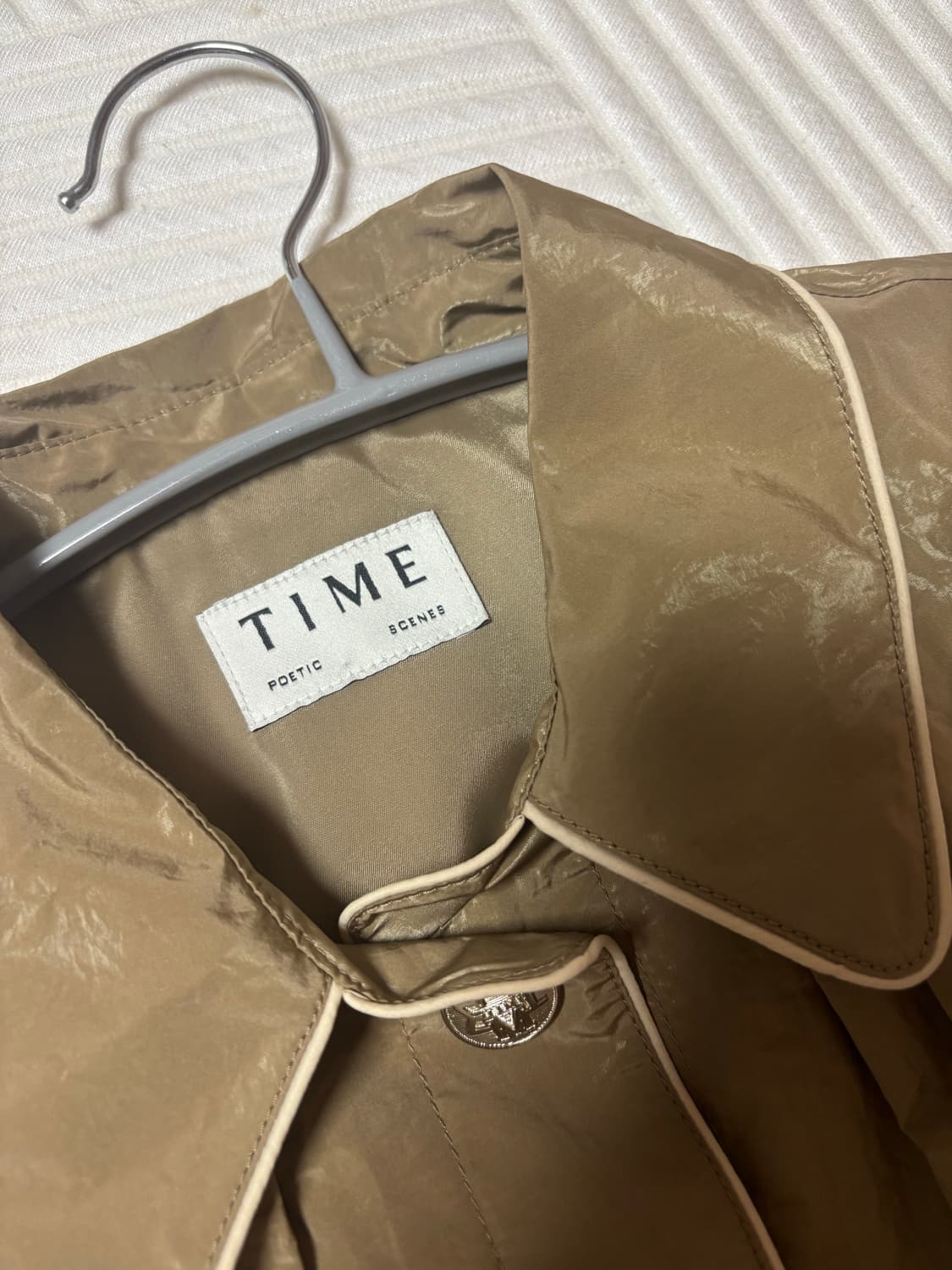 타임 글로시 트링클 반팔 자켓 상품이미지2