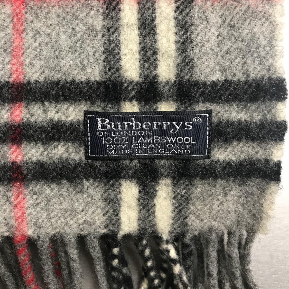 버버리 정품 램스울 머플러 그레이 상품이미지3