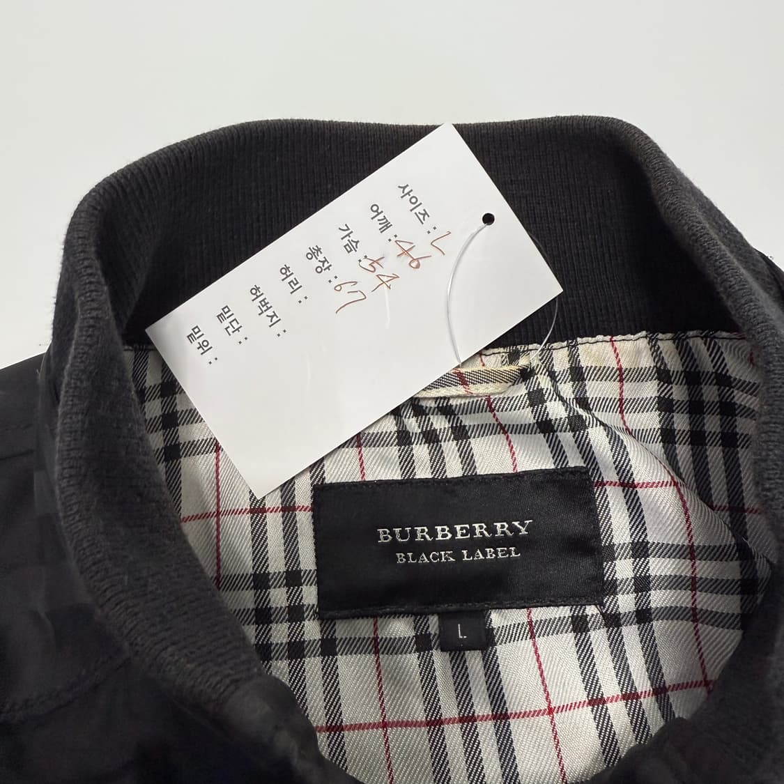 버버리 체크 자켓  상품이미지9