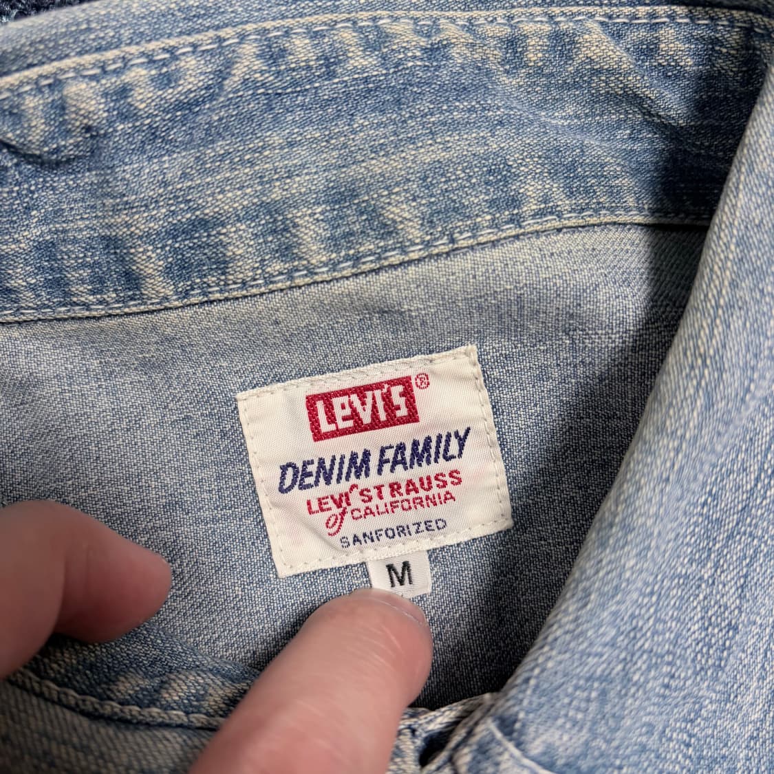 리바이스 투 포켓 데님 워크 셔츠 상품이미지4