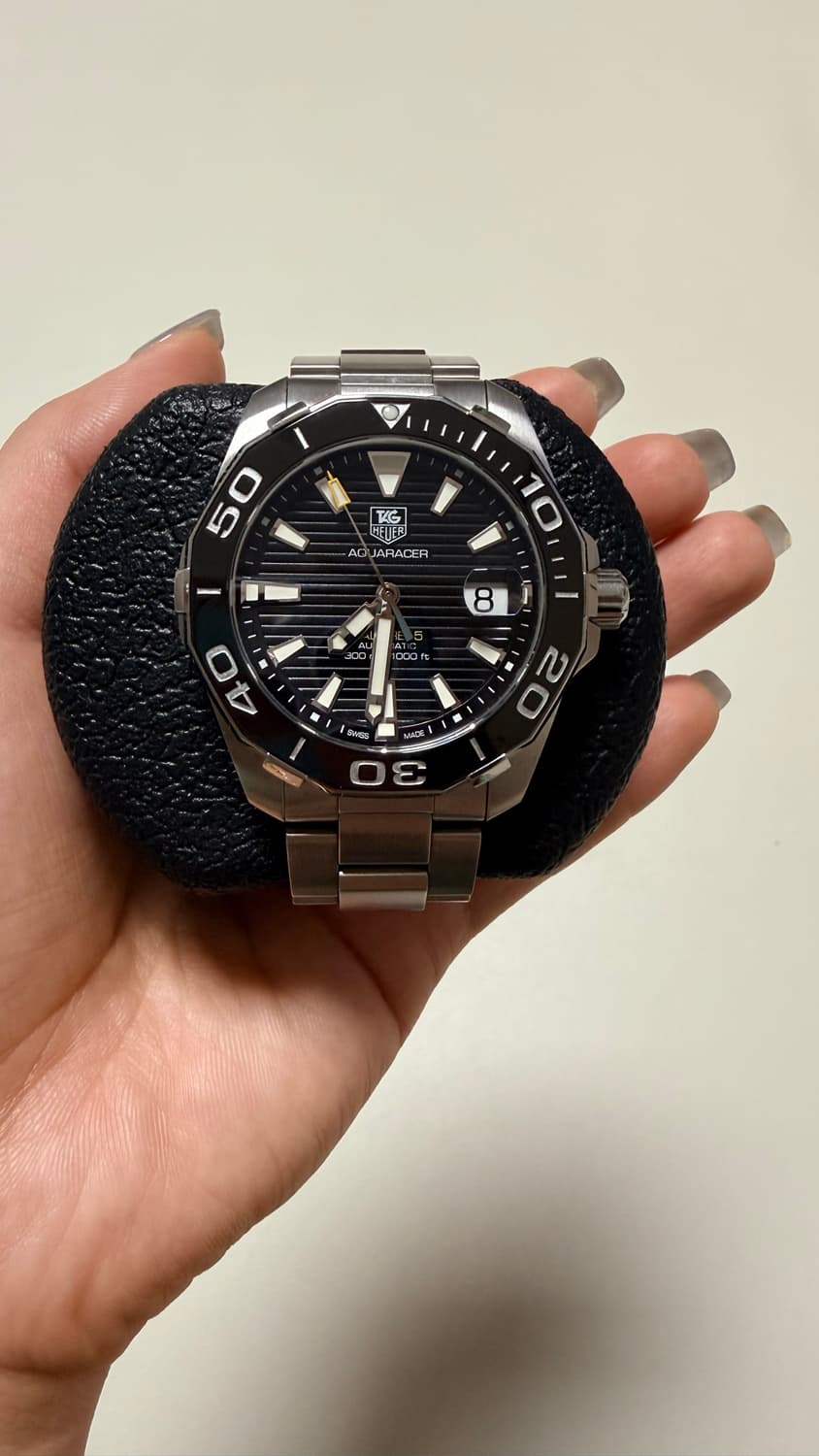 태그호이어 아쿠아레이서 300 블랙 오토 41mm 상품이미지3
