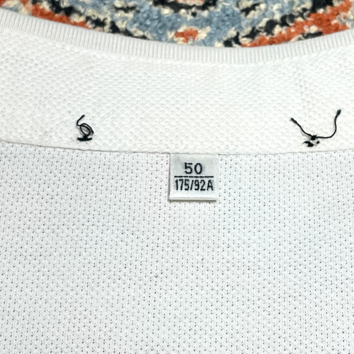 빈티지 아이보리 반팔 카라티셔츠 남성S 상품이미지4