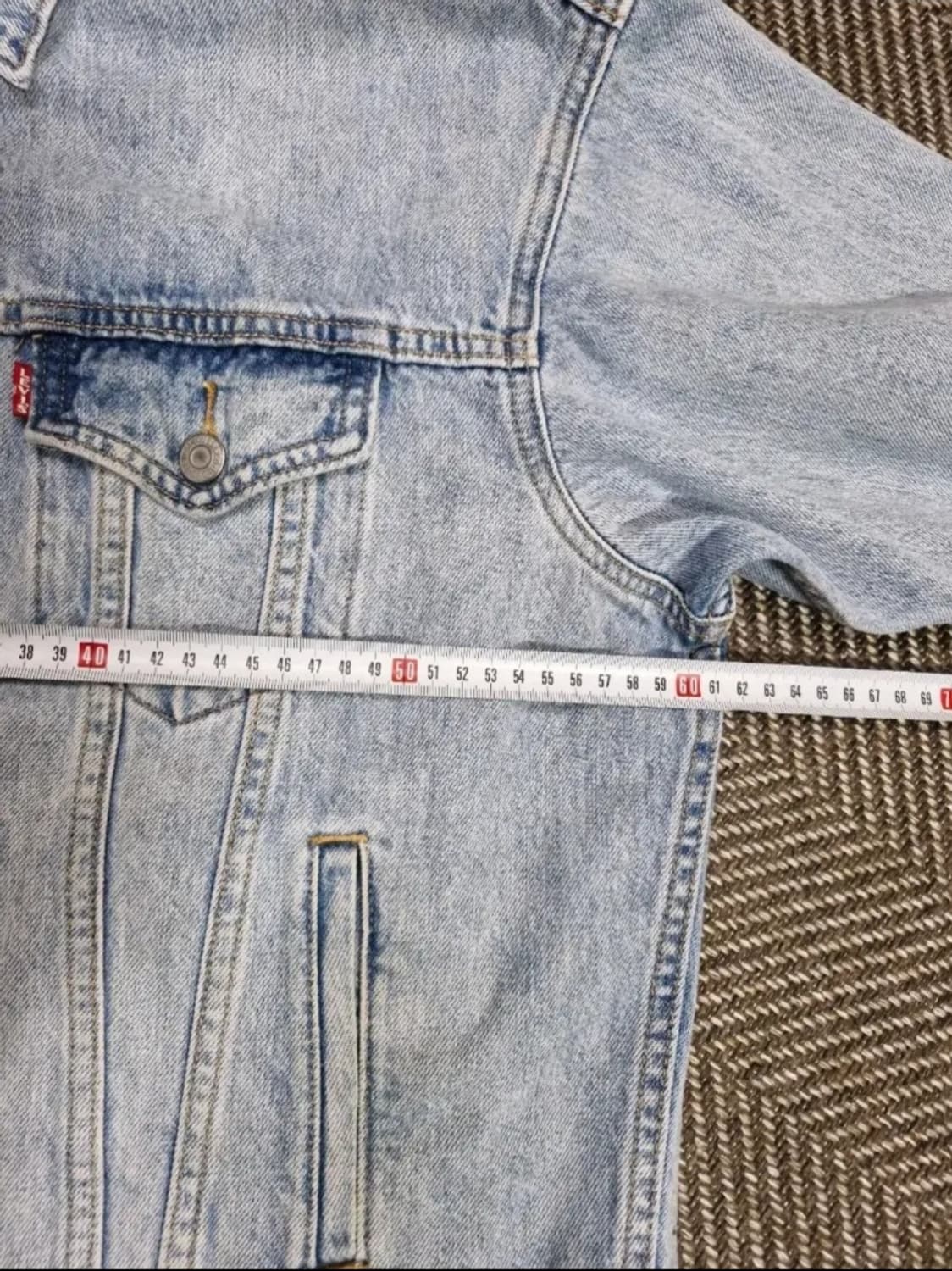 리바이스 프리미엄 트러커 데님자켓 M (워터리스) / 상태최상급 상품이미지7