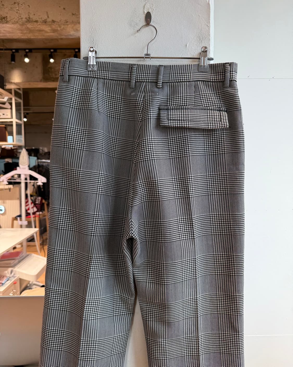 mm6 블랙 화이트 하운드투스 슬랙스 팬츠  상품이미지6