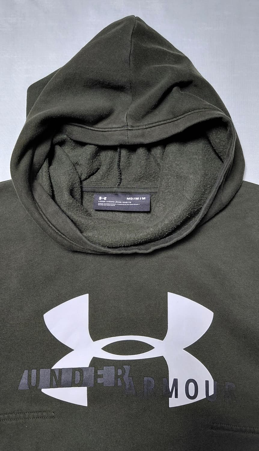 언더아머 카키색 후드티 MD (무료배송) 상품이미지2