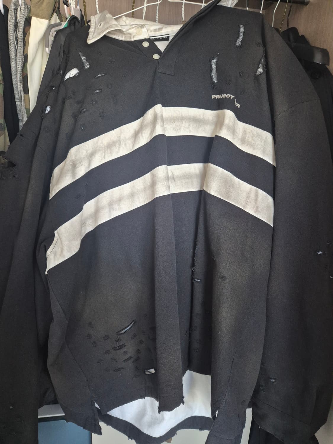 프로젝트gr 불리드 폴로 셔츠 블랙 1 상품이미지1