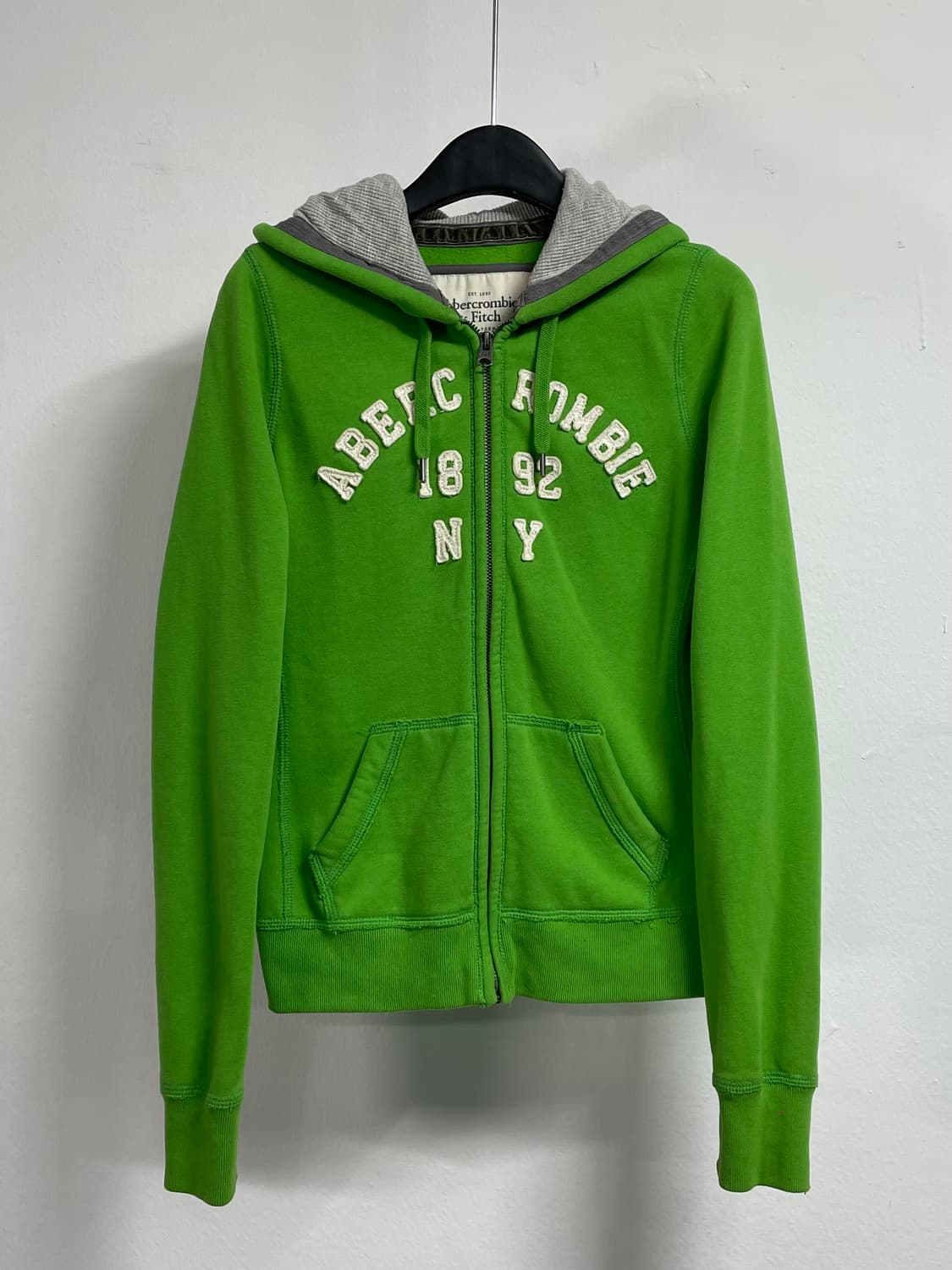 아베크롬비 우먼스 파스텔그린 빈티지 후드집업  (on.228)   상품이미지1