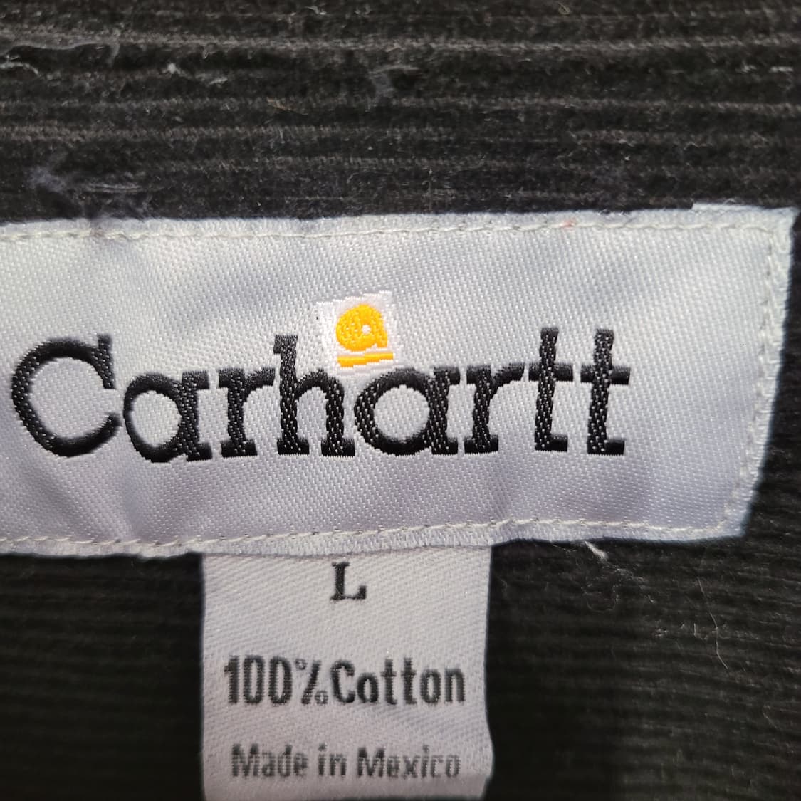 Carhartt 칼하트 리워크 코듀로이 셔츠 자켓 블랙 상품이미지4