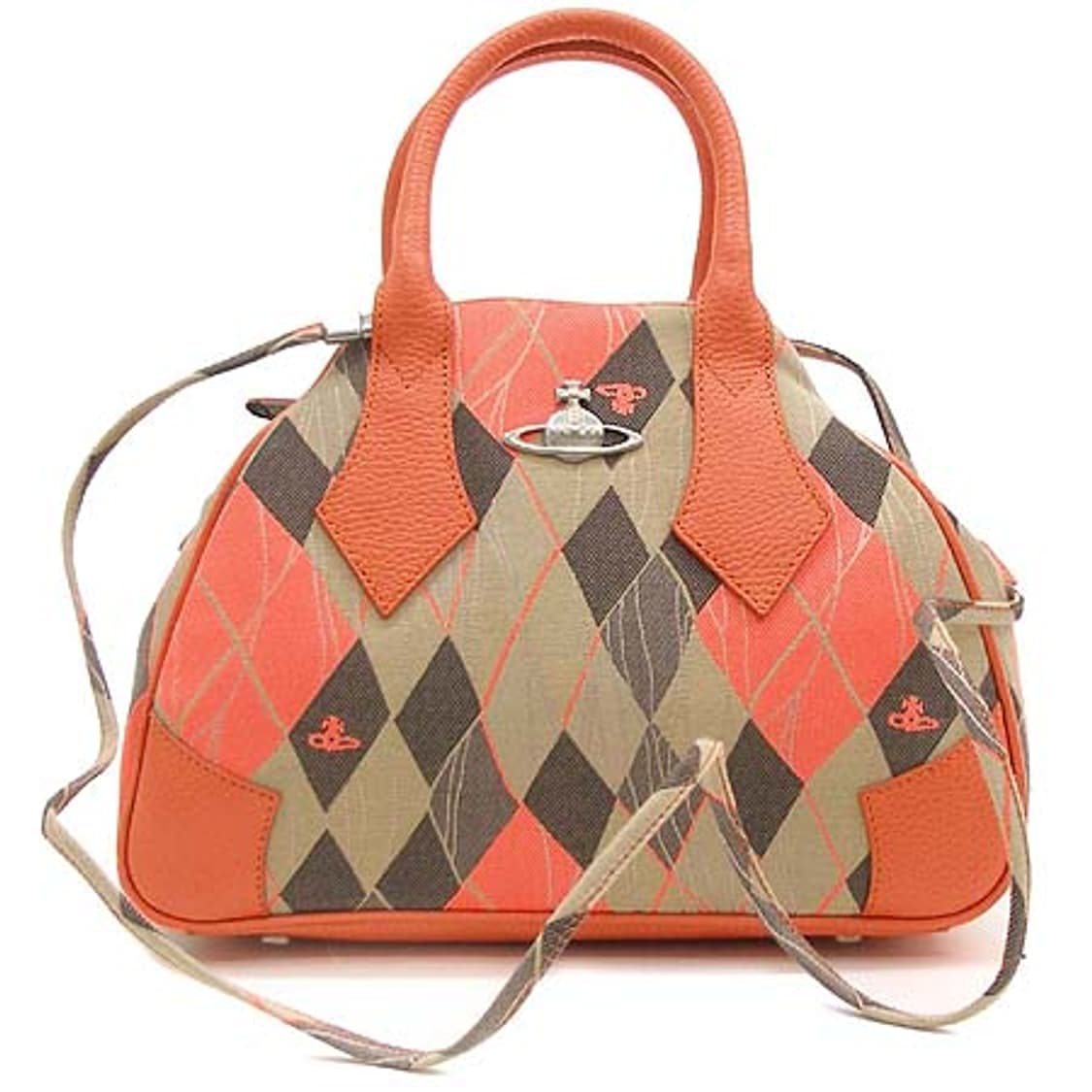 비비안웨스트우드 ORB 아가일 종가방 상품이미지2