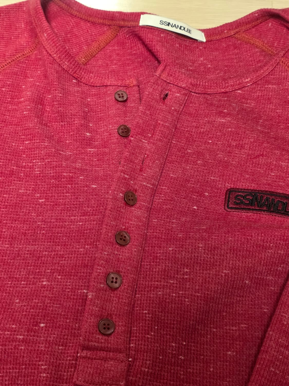 [새제품] m 신앤리 헨리넥 티셔츠 상품이미지5