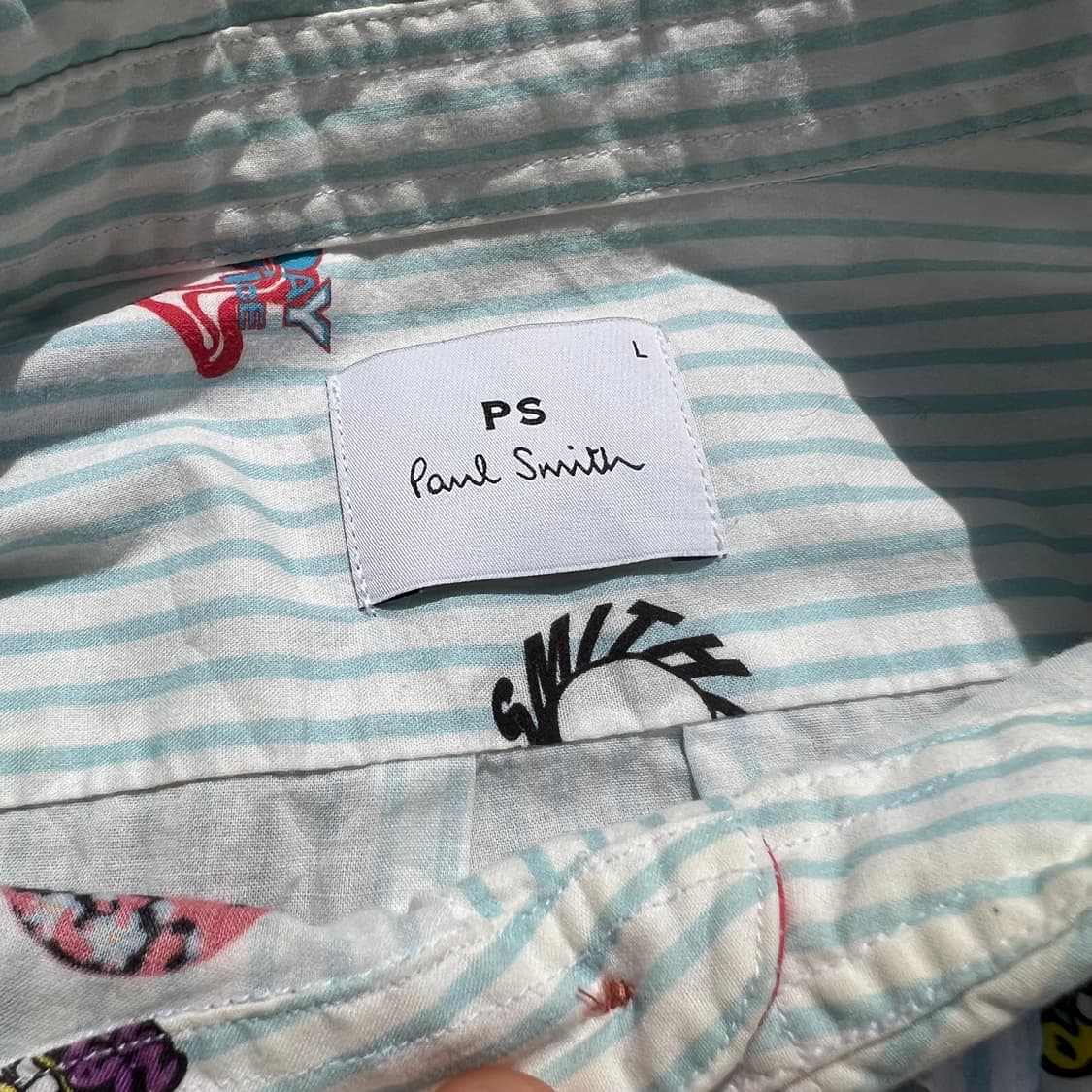 폴스미스 아트워크 스티커 셔츠 상품이미지8