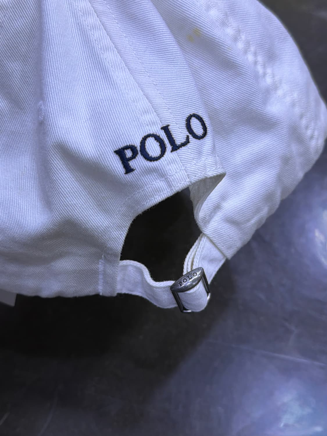 폴로 랄프로렌 컬러 포니 자수 로고 볼캡 화이트 상품이미지4