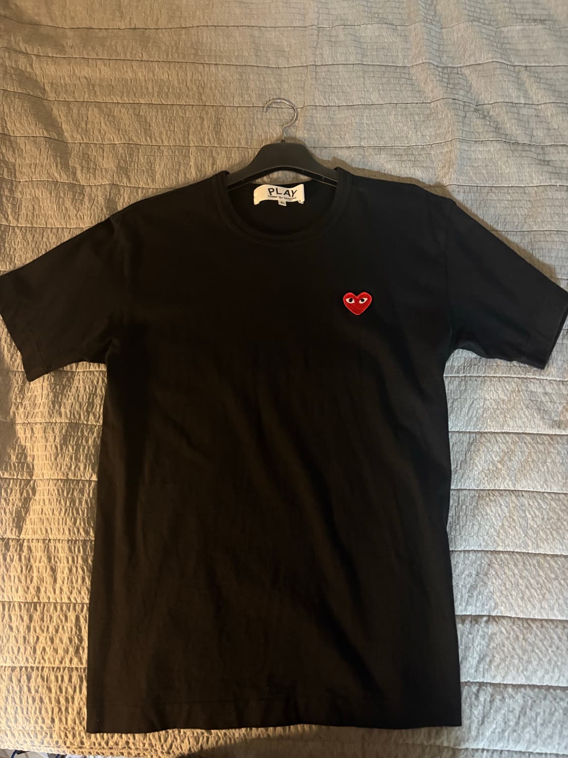 꼼데가르송 검정색 반팔 상품이미지1