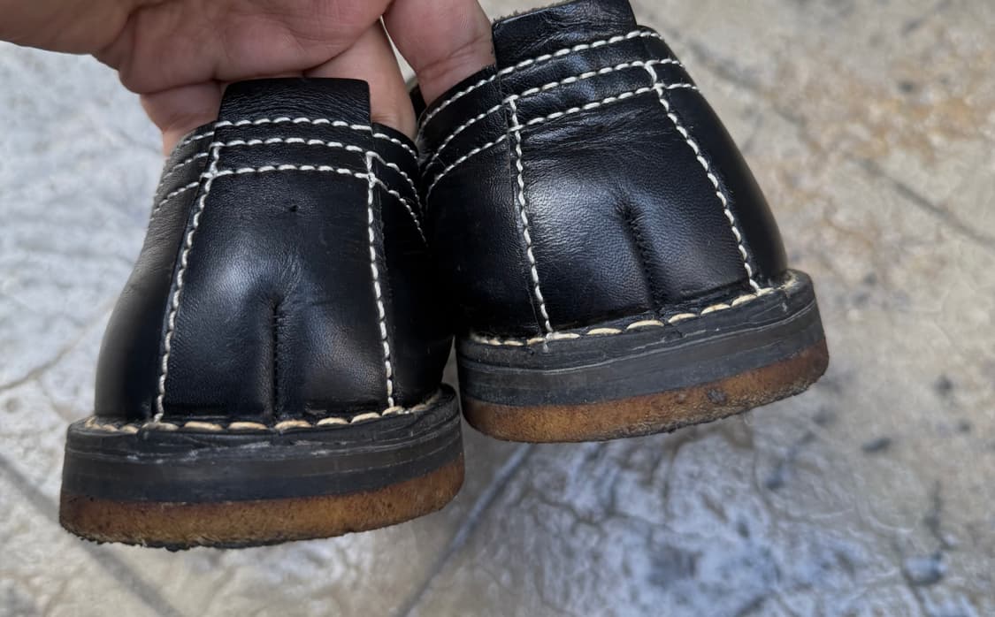 꼼데가르송 옴므 스티치 우드 더비 슈즈 상품이미지6