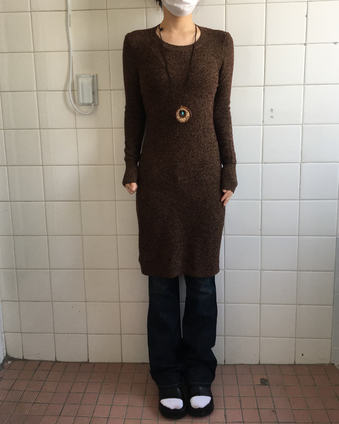 Glitter knit onepiece 상품이미지7