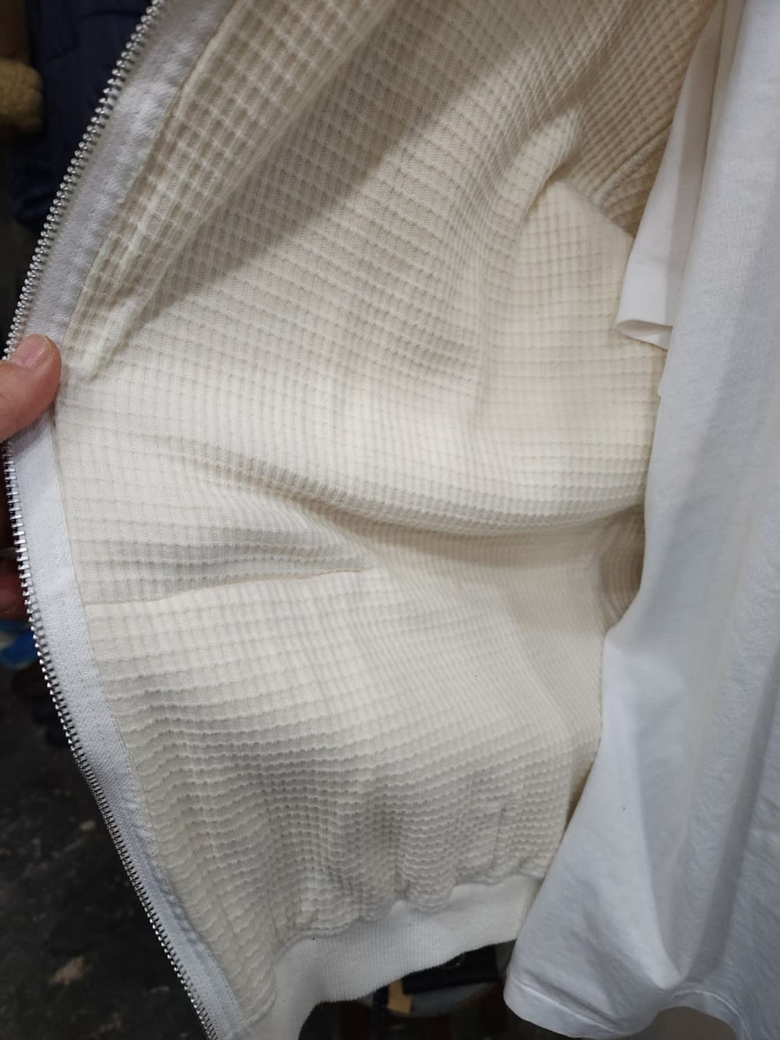 베이프 00s 풋숄저 헤비 스웻 후드 집업 점퍼 상품이미지4