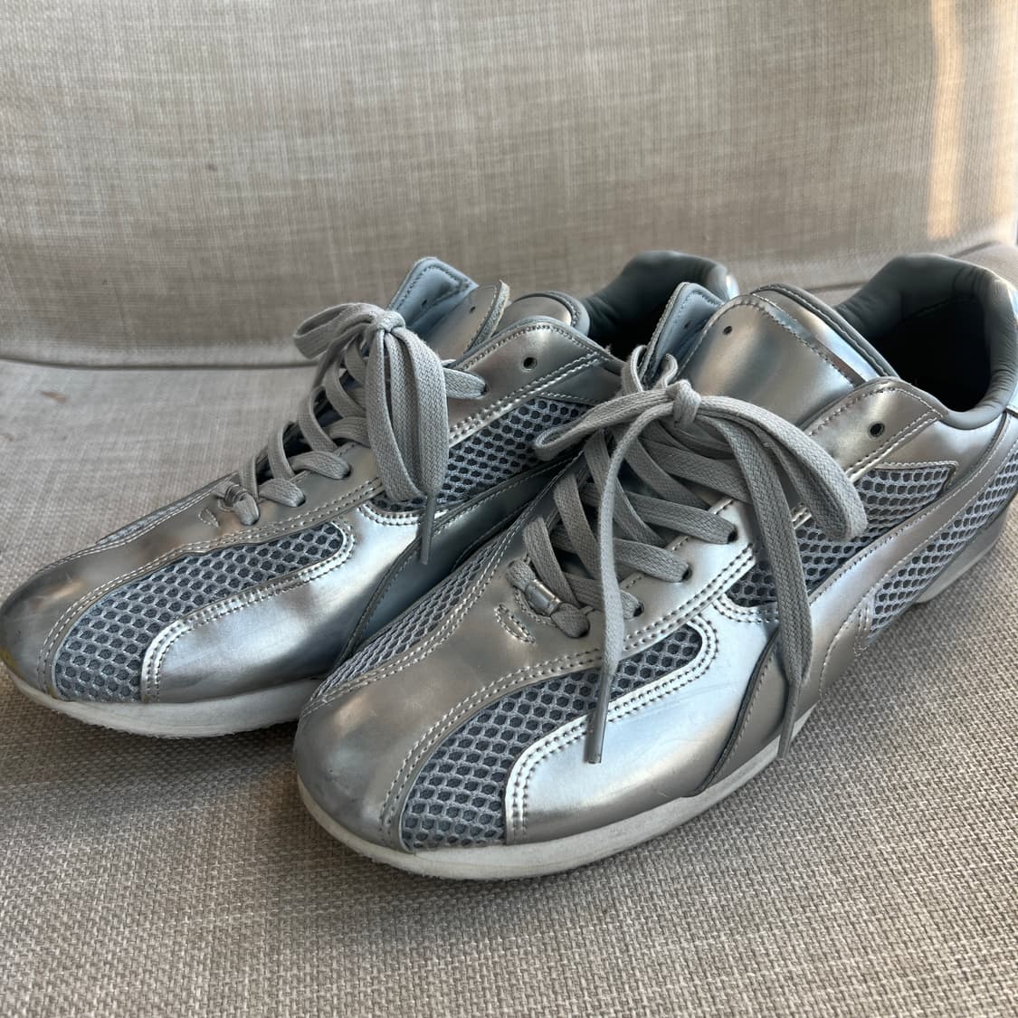 야세 스파이더 레더 스니커즈 상품이미지5