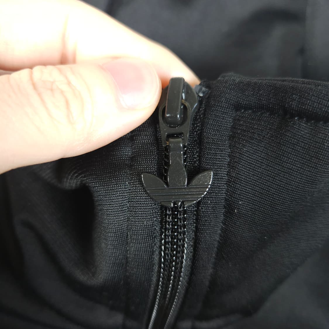 아디다스 파이어버드 빅로고 트랙탑 블랙 상품이미지5