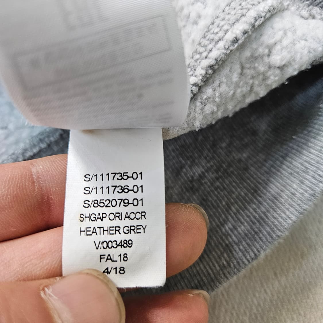 XS 갭 여성 오리지널 로고 맨투맨 0319Y 상품이미지5