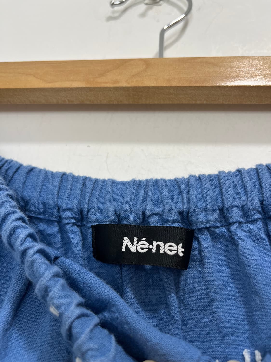네넷 이세이미야케 자수 도트 롱스커트 상품이미지7