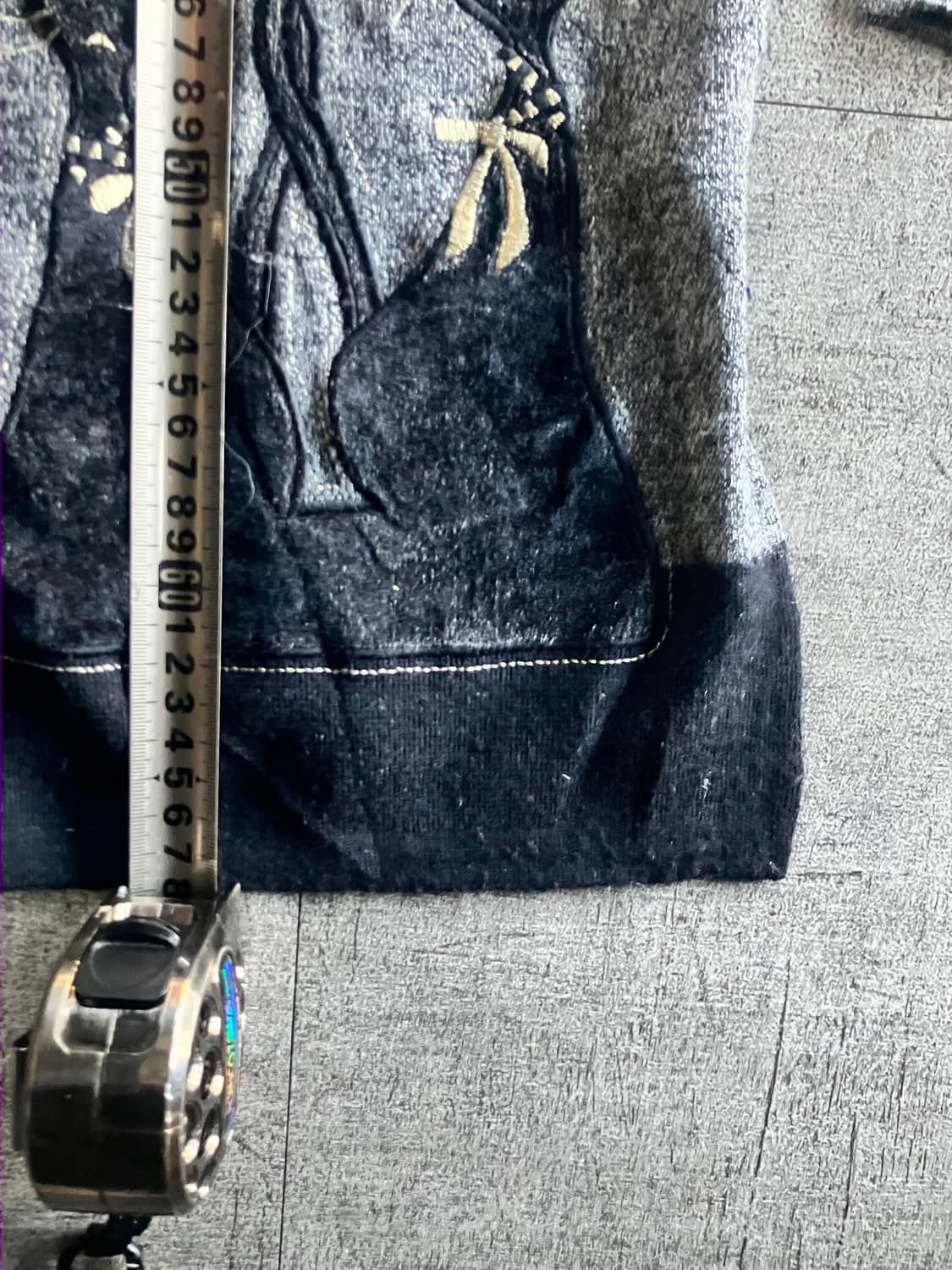 일본빈티지 Supaletiv 하구미모리걸 할메카지 고양이캣 니트스웨터 상품이미지3