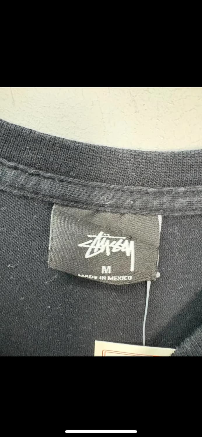 스투시 월드투어 빅로고 블랙 반팔 H1475 상품이미지6