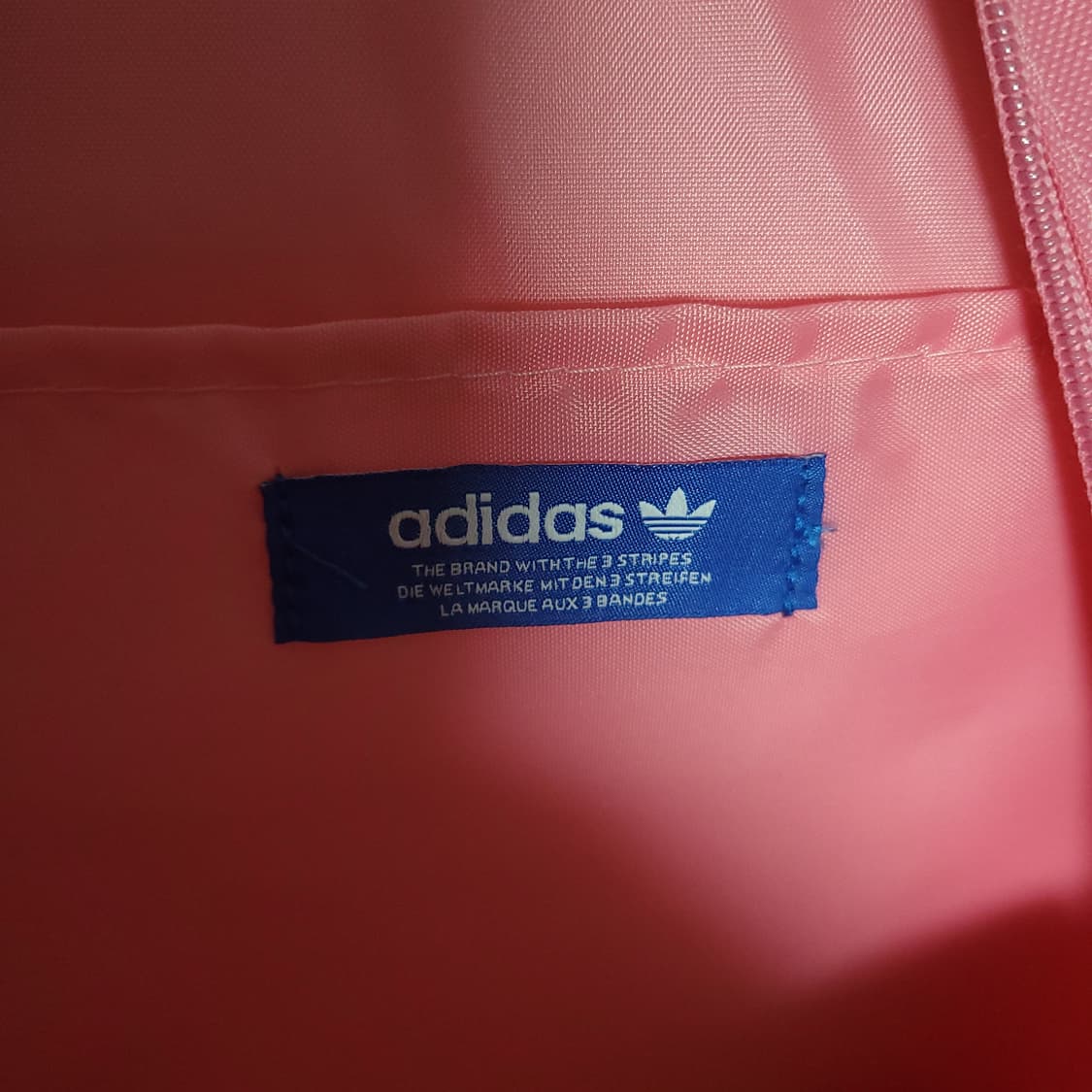 ADIDAS 아디다스 빅로고 핑크 백팩 가방 상품이미지5