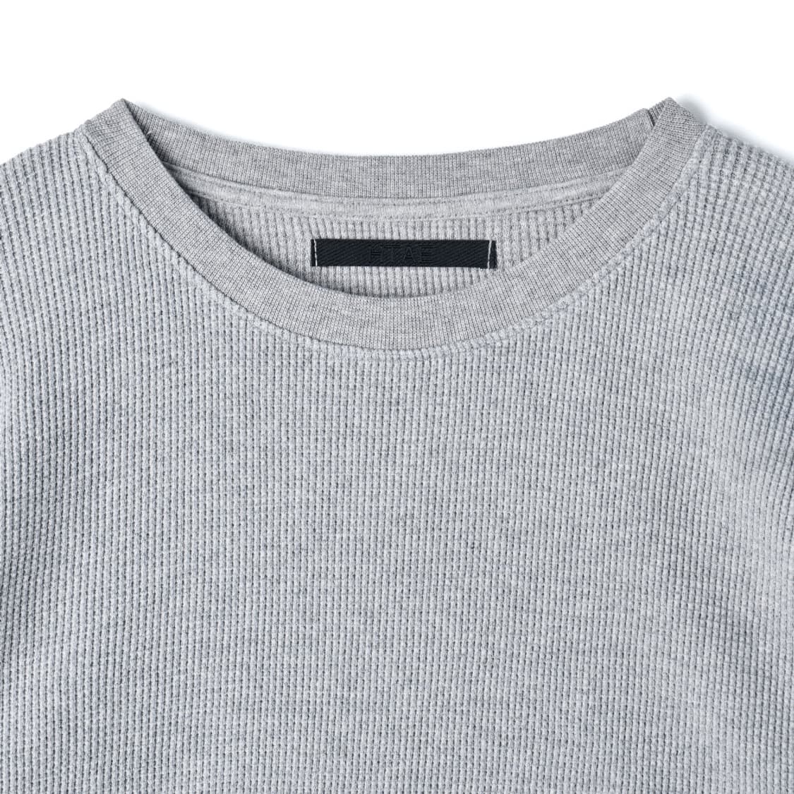 HTAE 90s Thermal Soft Heather Grey Shirt 상품이미지3