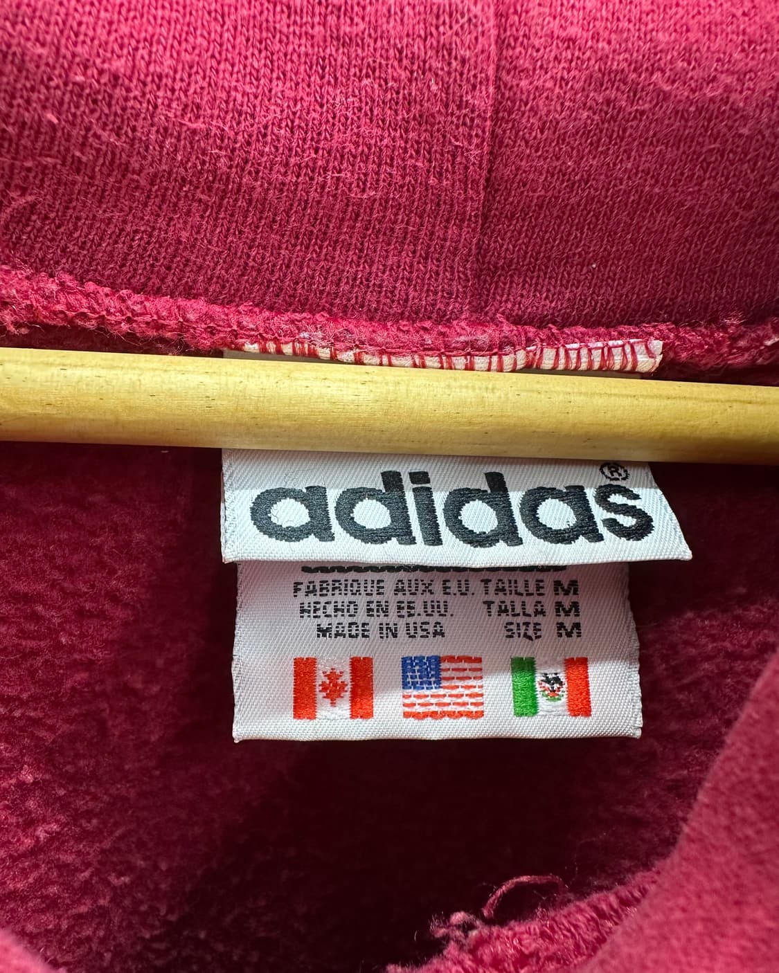 (L)80~90'S 아디다스 USA 후드-M1171 상품이미지5