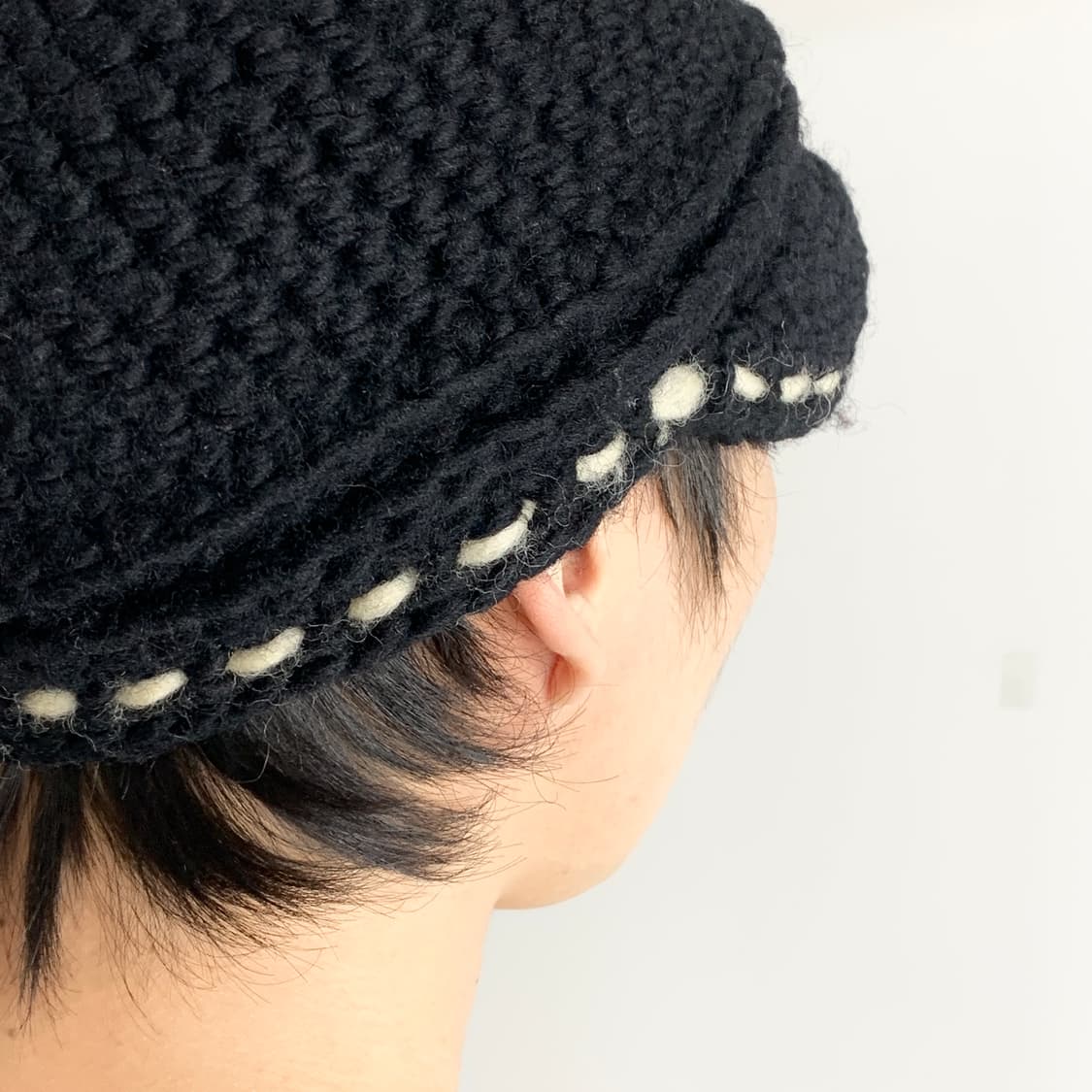 비비안웨스트우드 ORB 레더 장식 니트 캡 상품이미지7