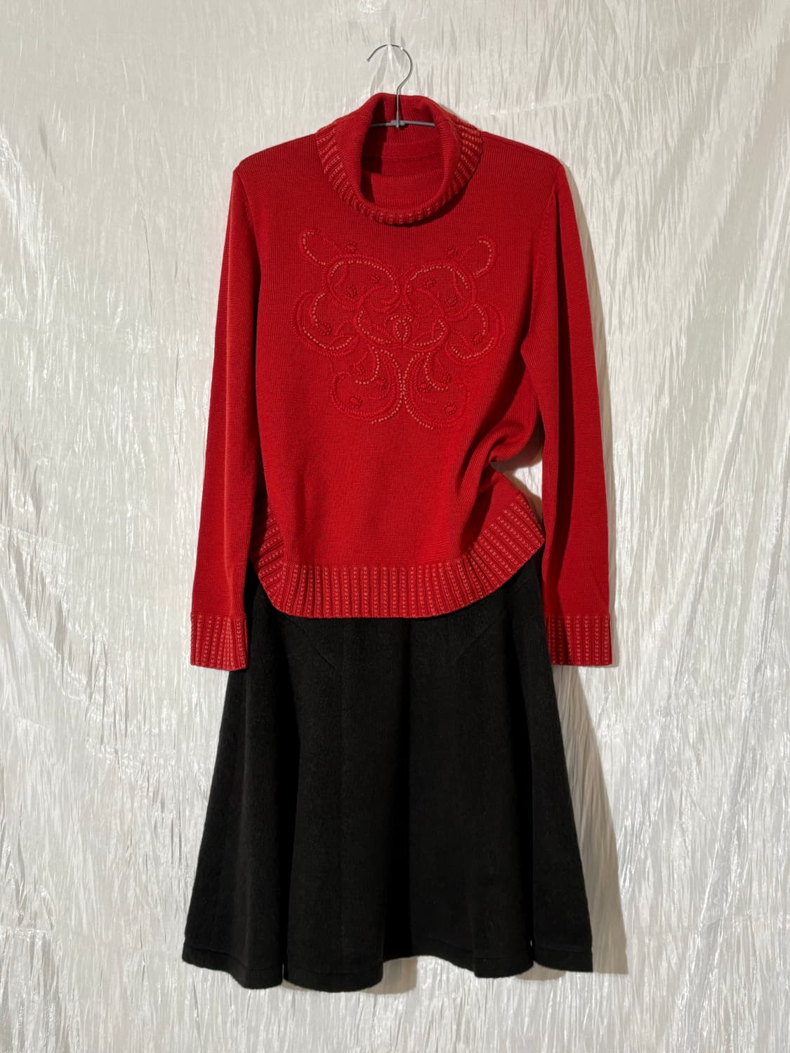 ✨Soft Black Flare Skirt 상품이미지3