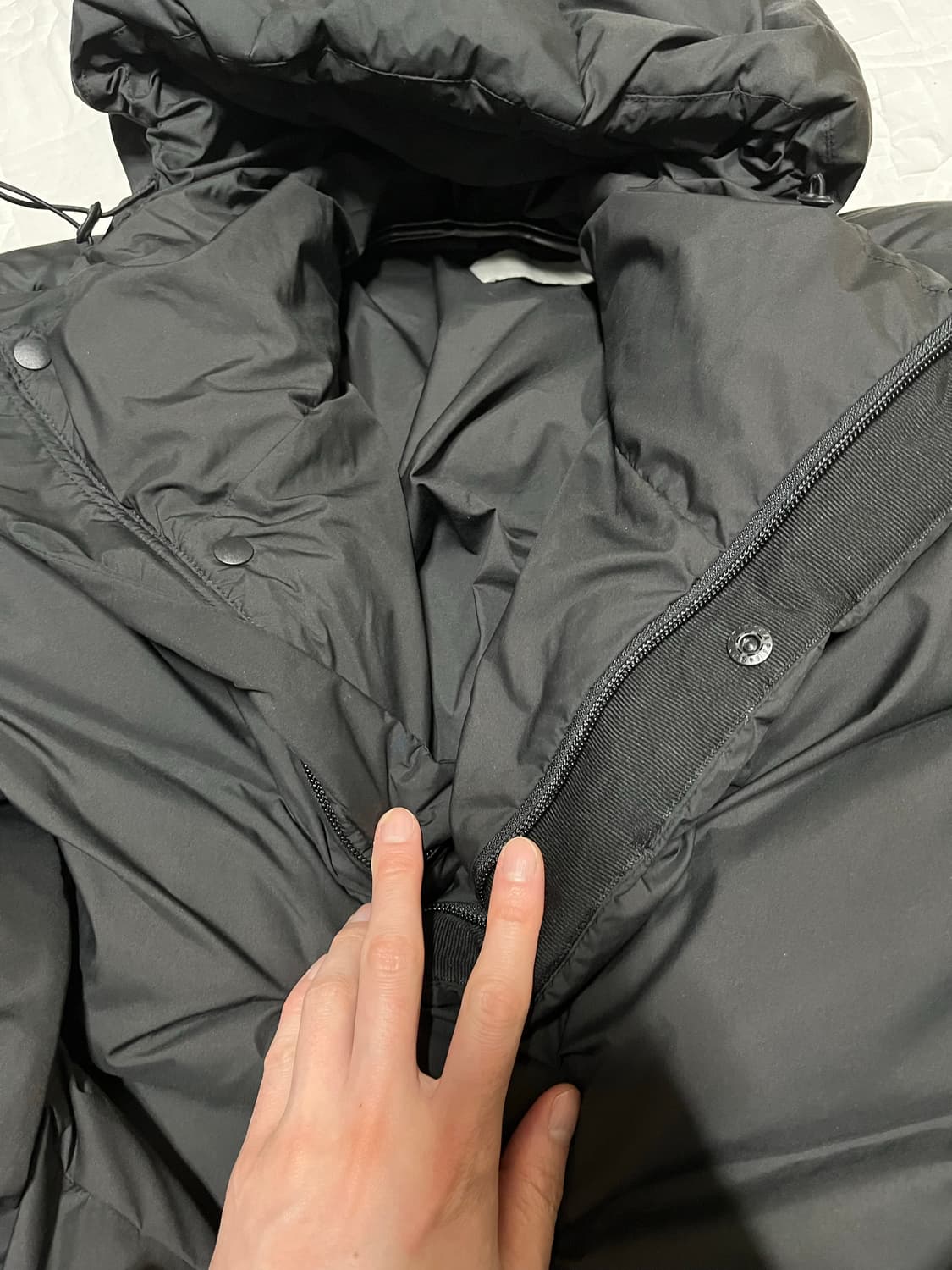 (M)아모멘토 후드 다운 패딩 상품이미지3