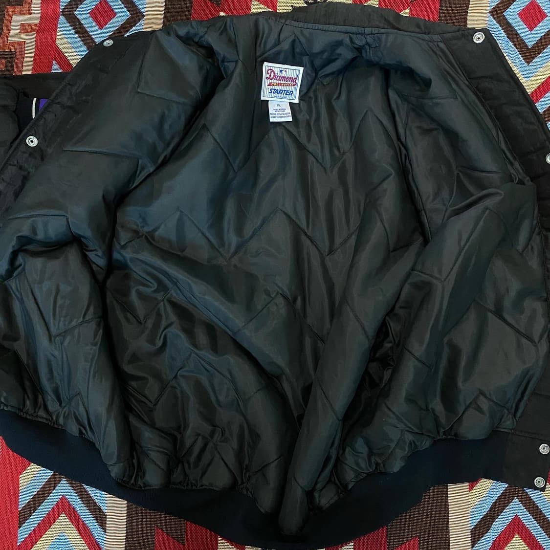 90s OLD STARTER SATIN BOMBER 상품이미지8