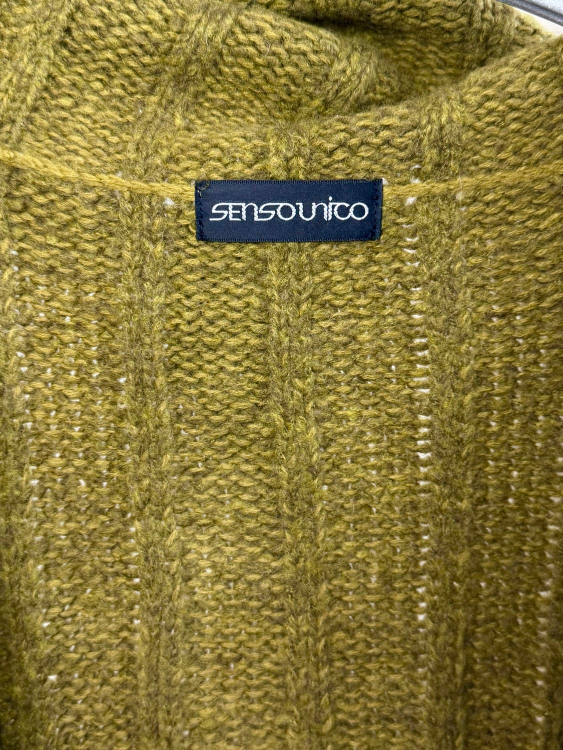 Sensounico 올리브 니트 가디건 상품이미지8