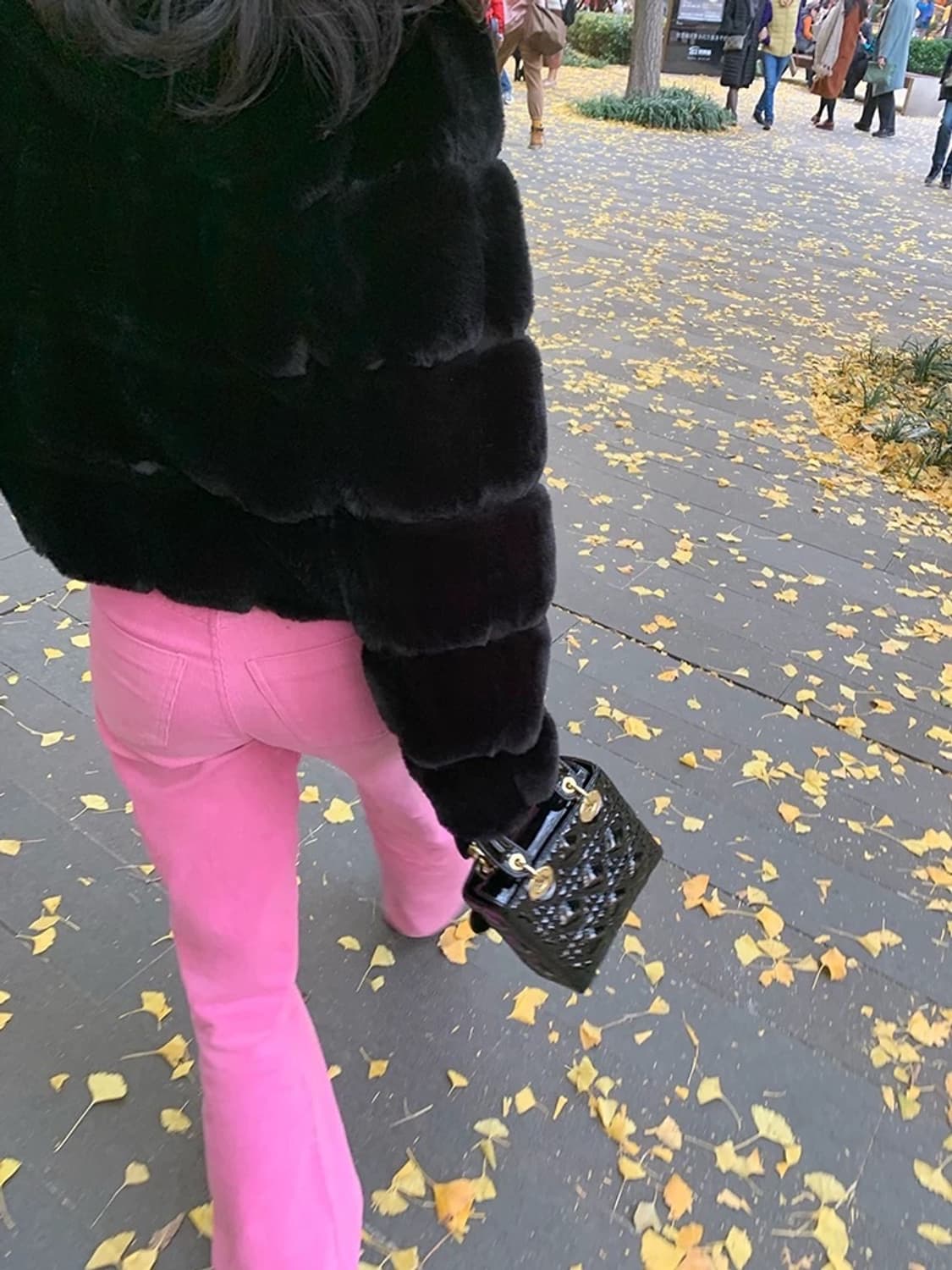 블랙 에코퍼 자켓 상품이미지3