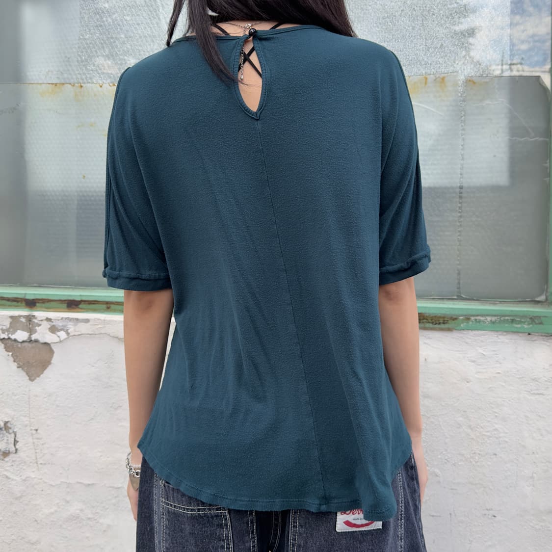 2000s 할리데이비슨 엔젤 윙 블링 반소매 탑 상품이미지7