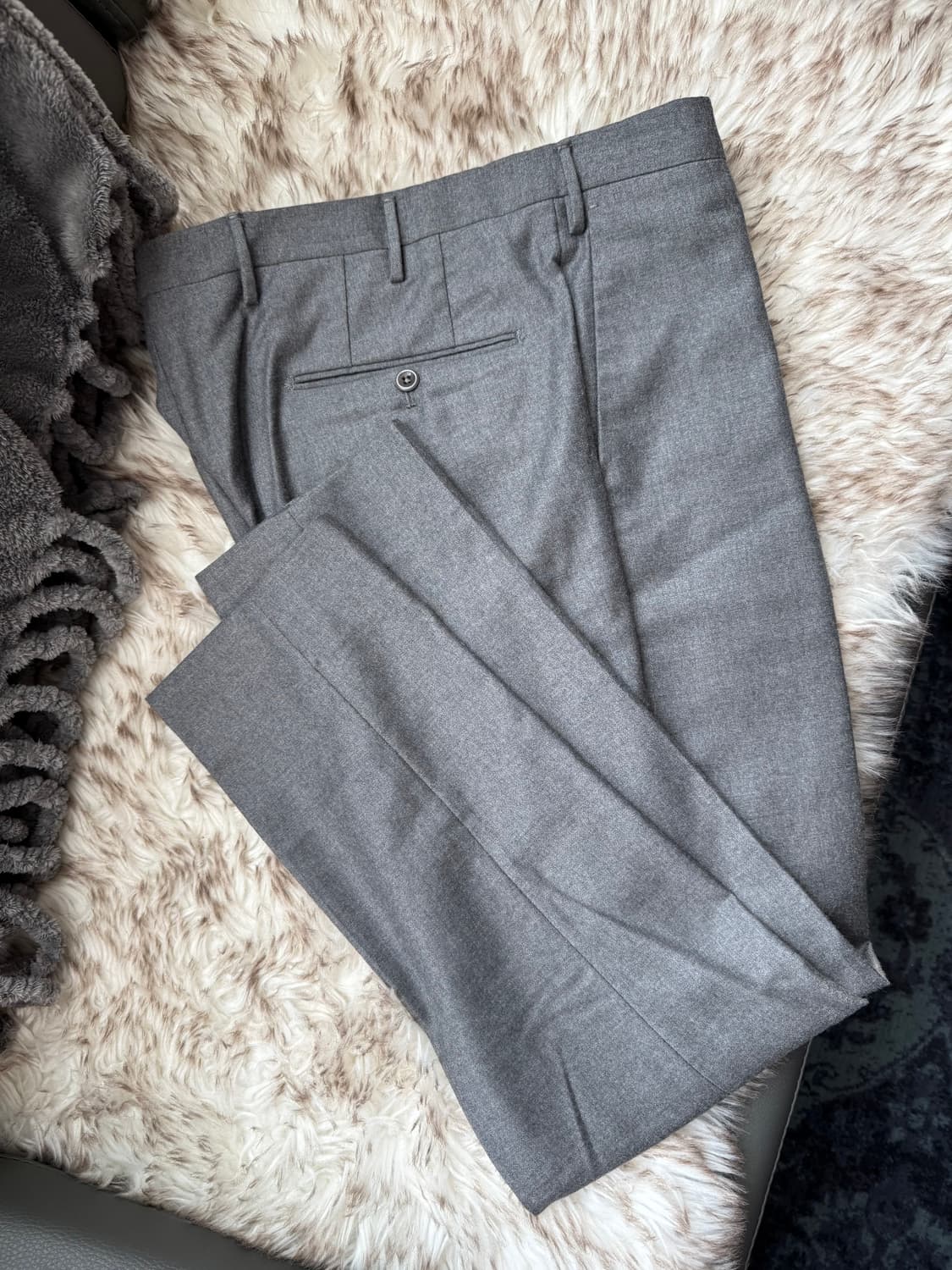 인코텍스 라나울 플란넬 슬림핏 팬츠 50 상품이미지1