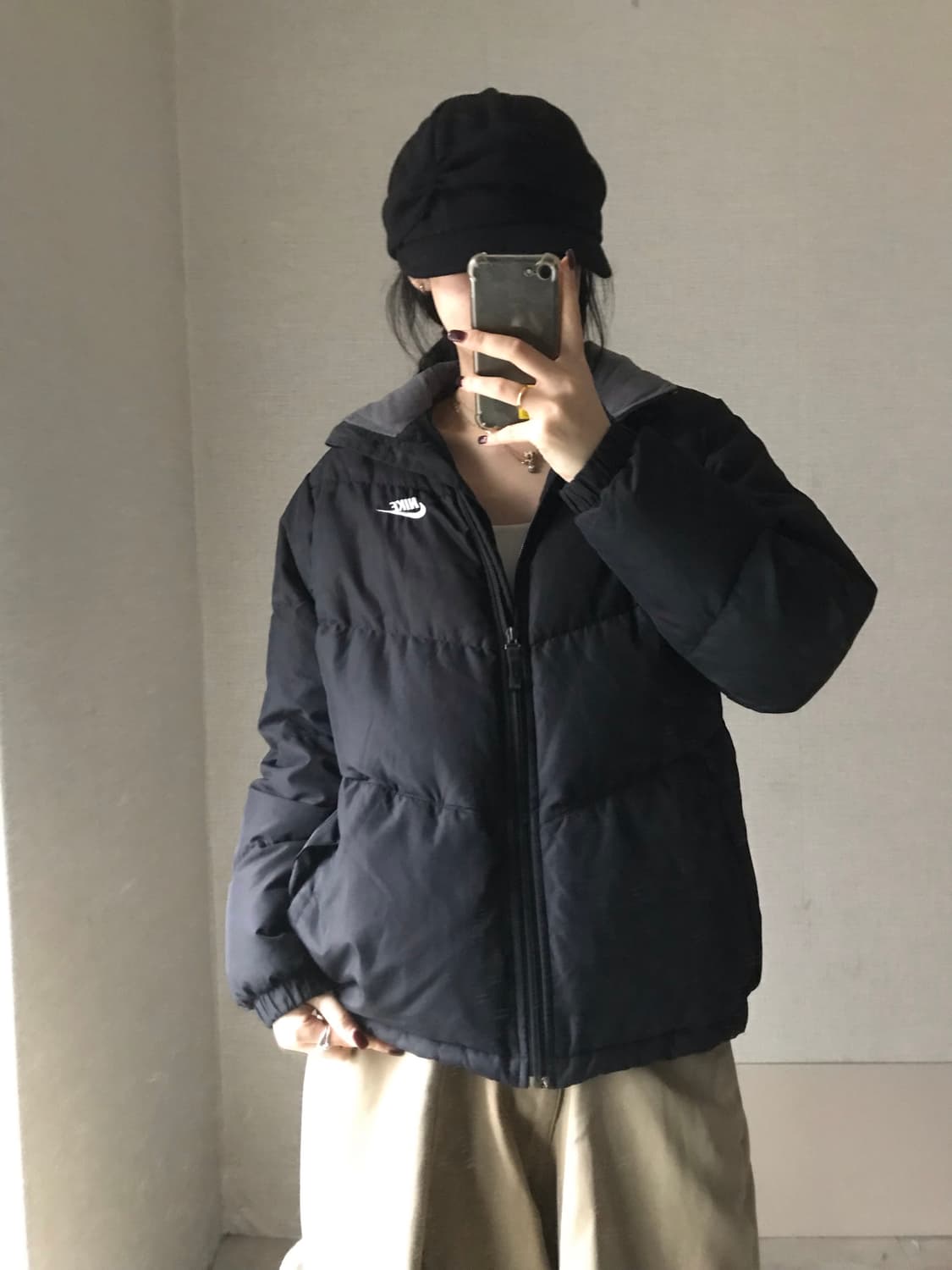 나이키 블랙 패딩 상품이미지5