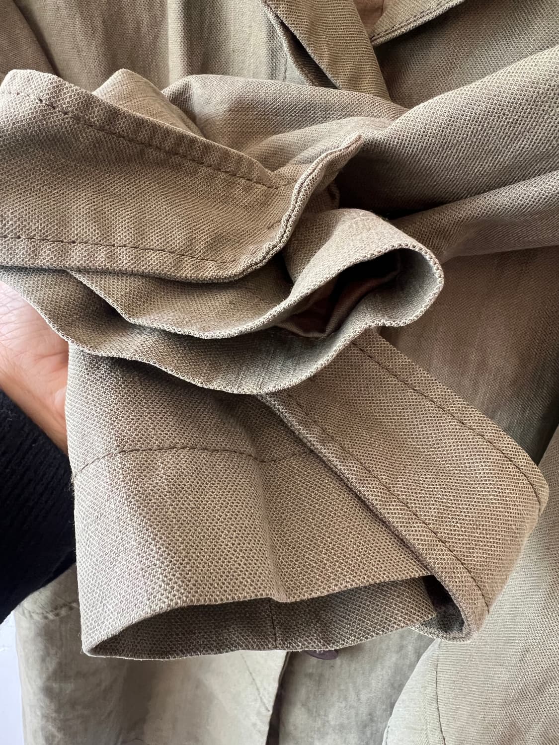 이자벨마랑 에뚜왈 여성 카크 후드집업점퍼 코튼린넨야상점퍼 상품이미지6