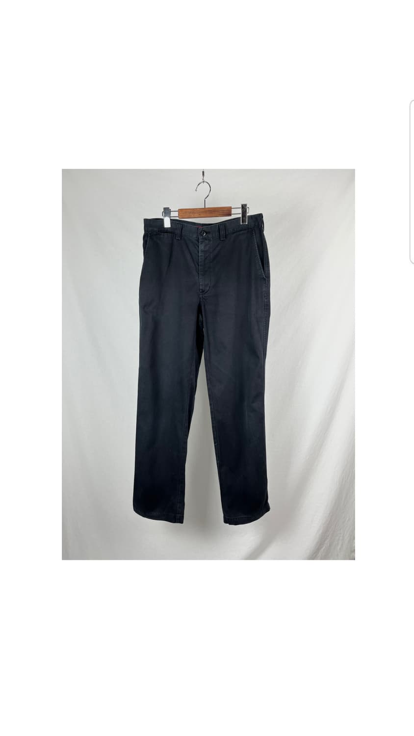 Levi's 블랙 코튼 팬츠 상품이미지1