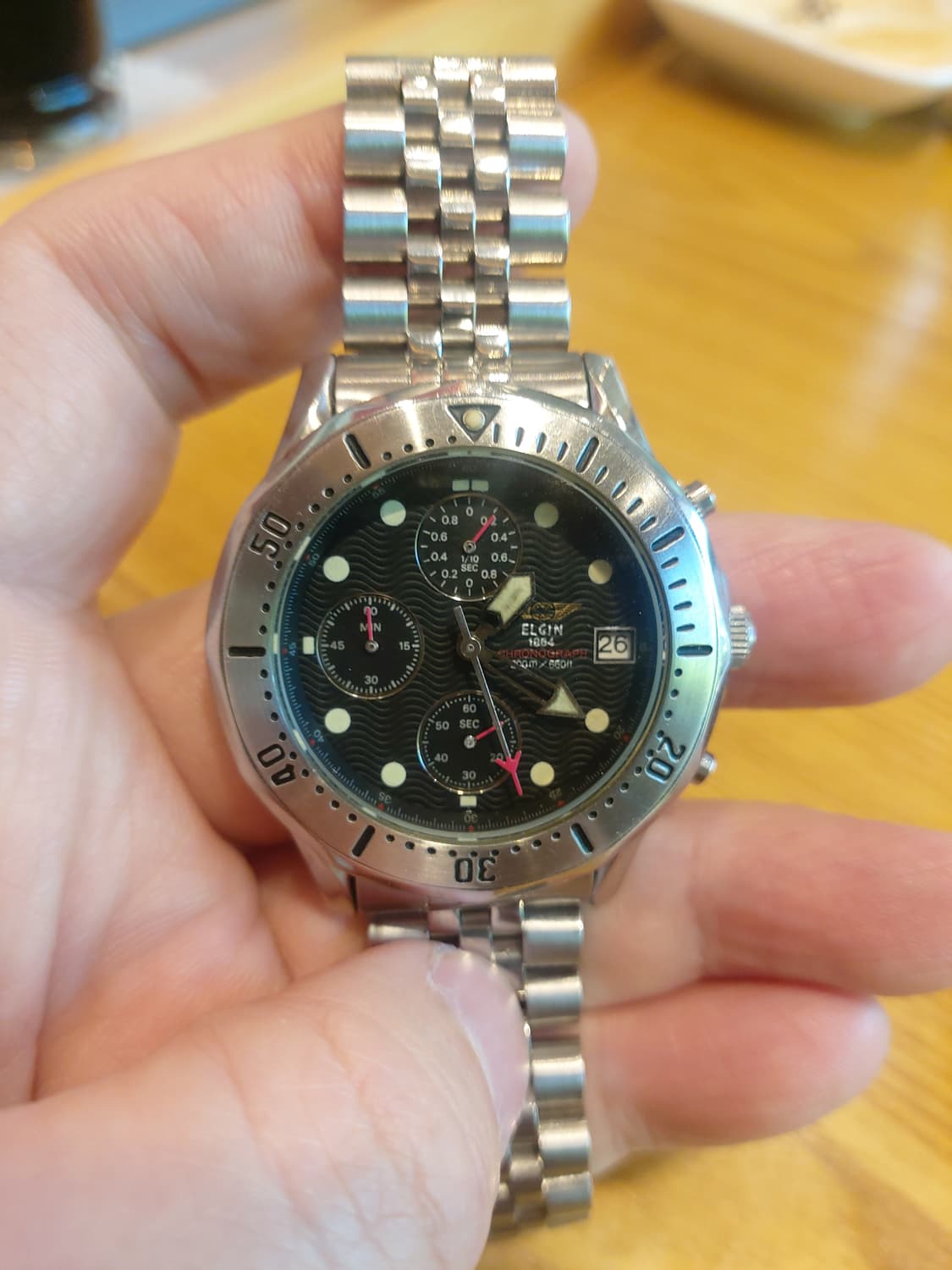 엘진 크로노그래프 남성 시계 상품이미지1