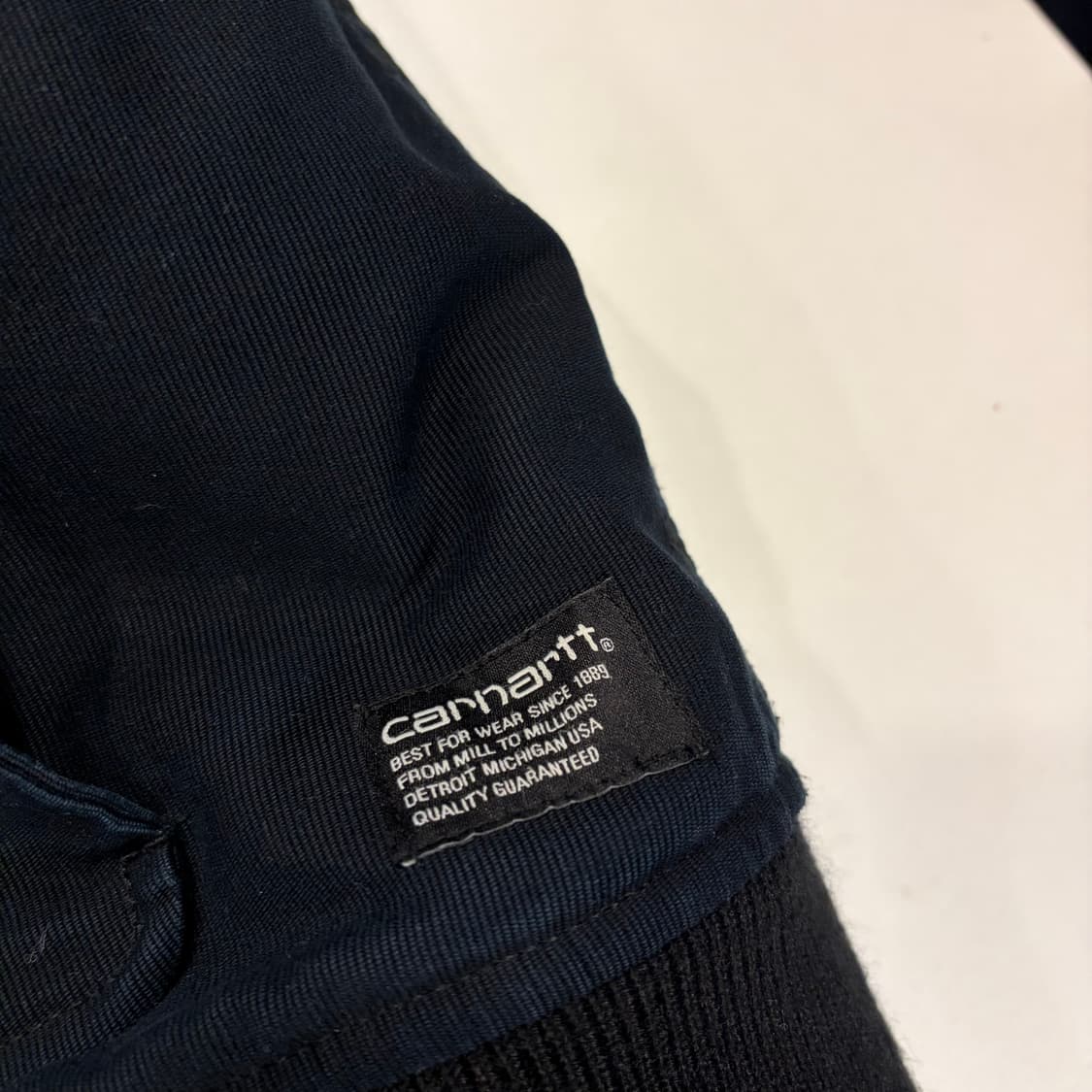 [S] 칼하트 WIP monroe 네이비 워크 자켓 B267 상품이미지7