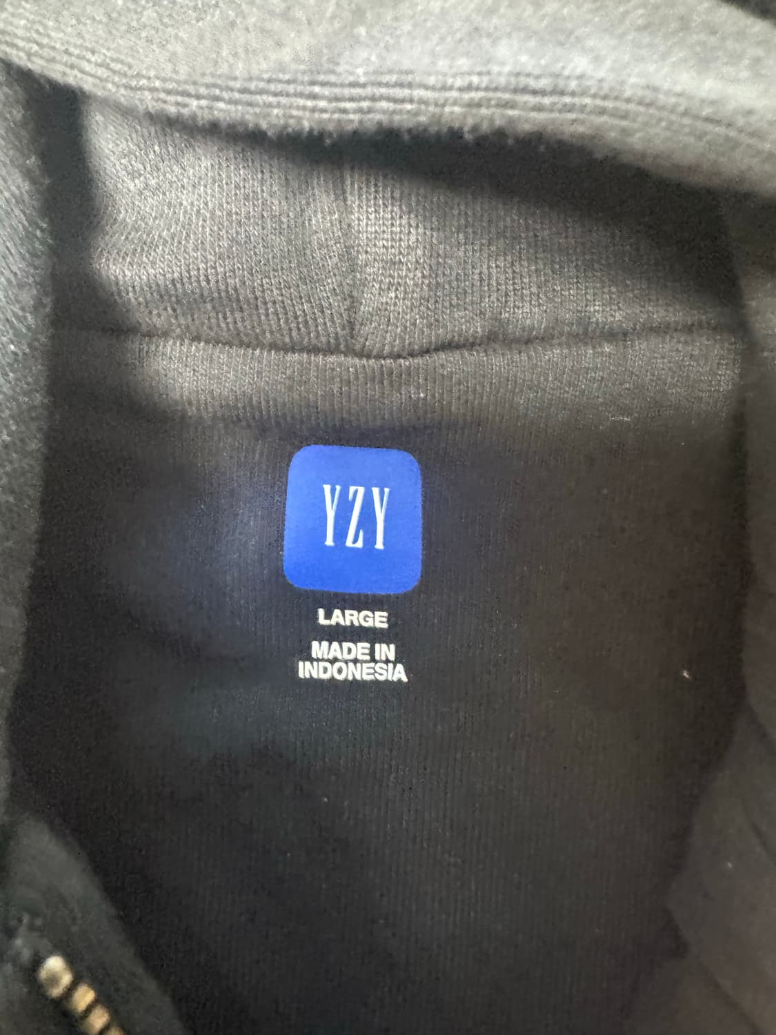이지 갭 후드집업 블랙 L 상품이미지2