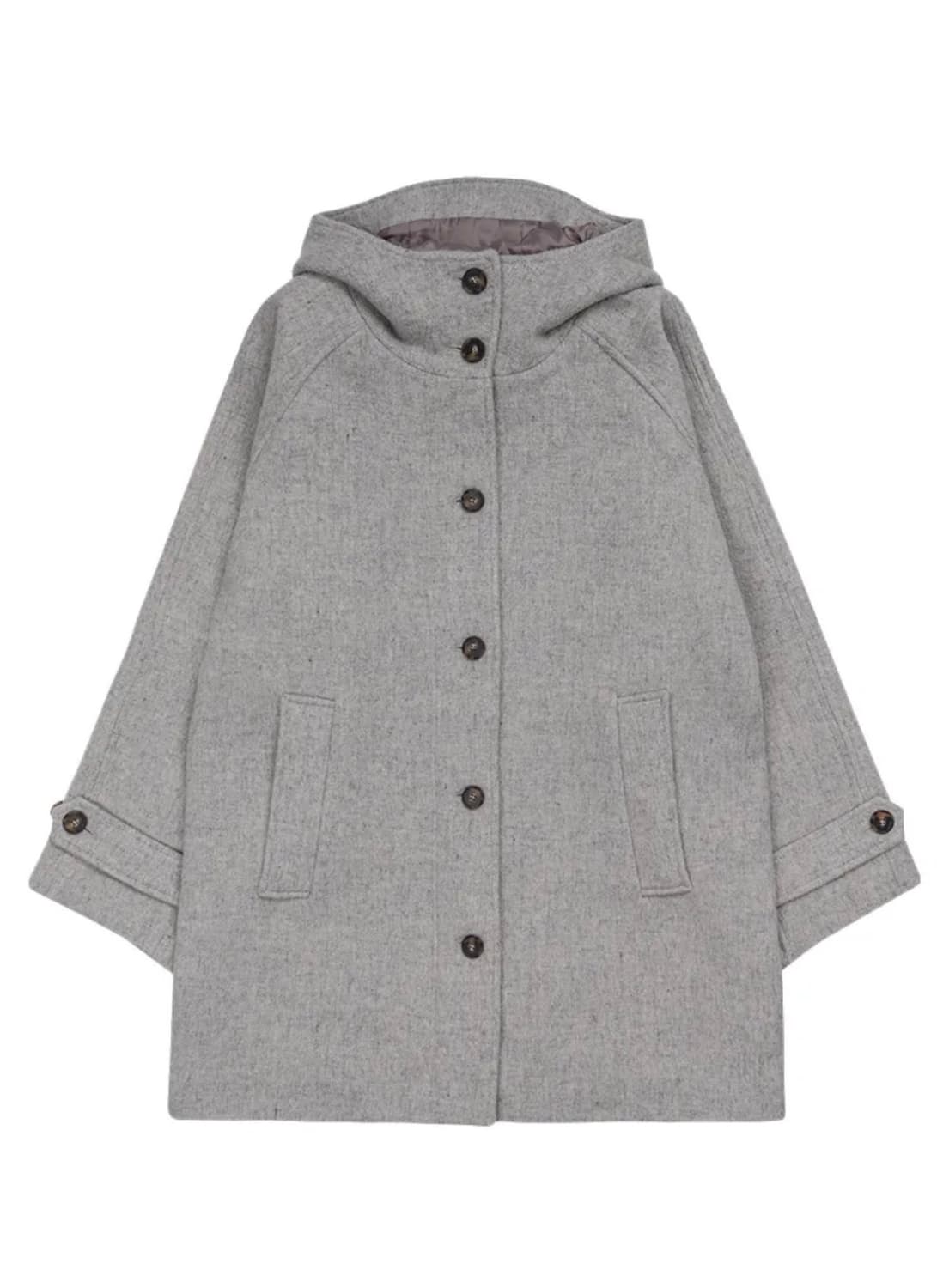 오피쉬 RICH WOOL HALF COAT_GRAY 상품이미지4