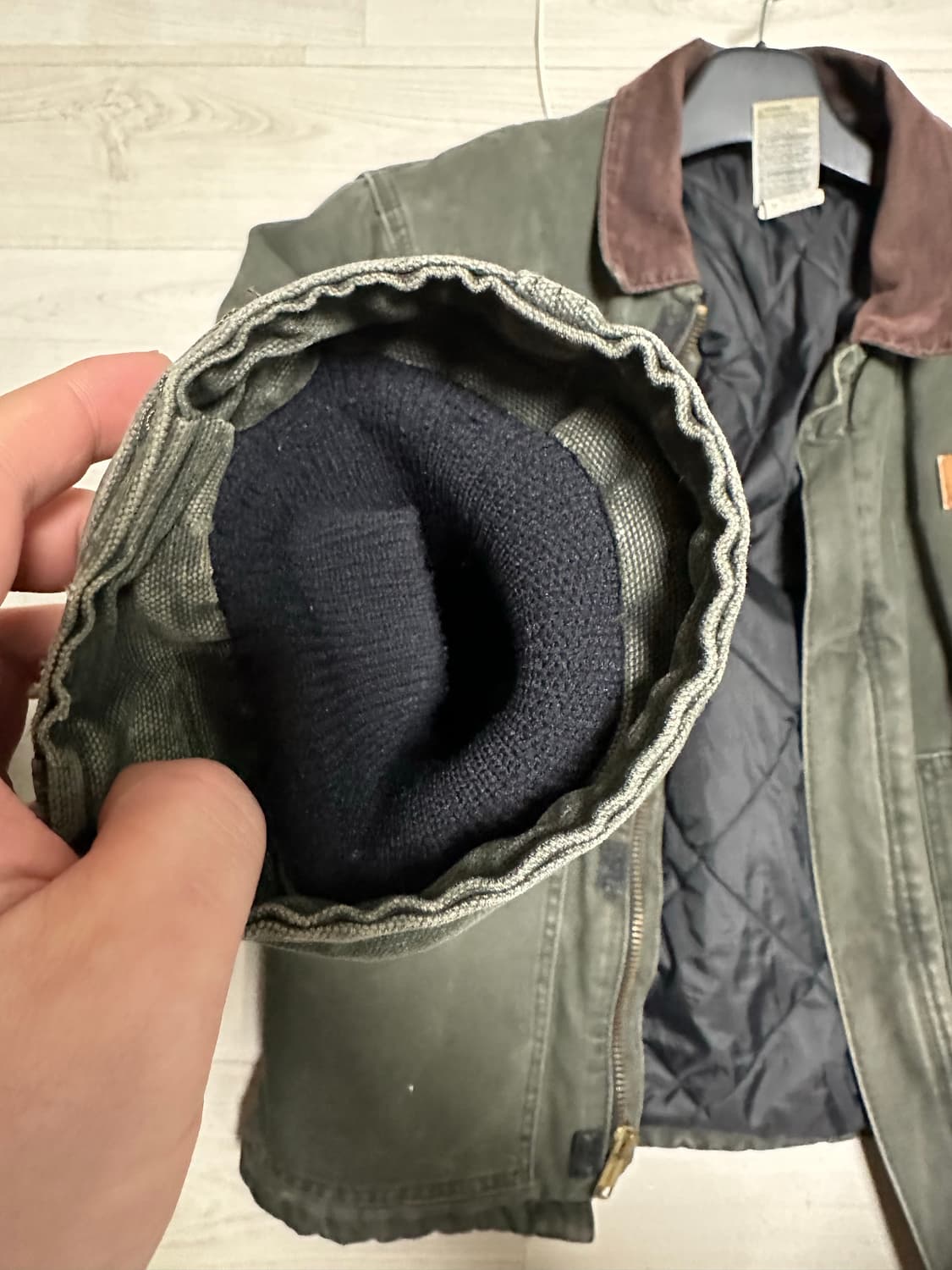 칼하트 j22 moss L 아크틱자켓 상품이미지3