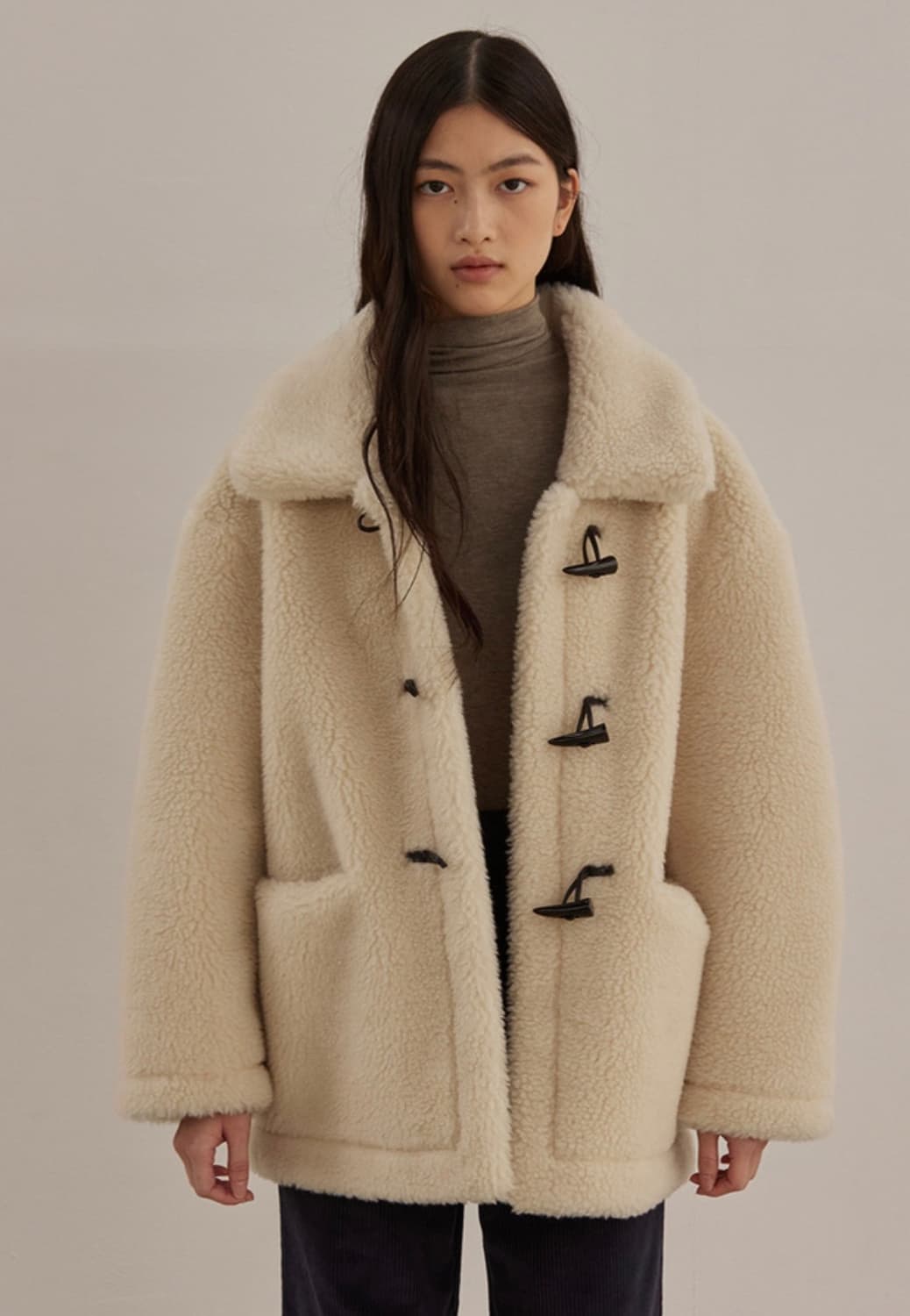 NAVAN DUFFLE HALF COAT 상품이미지5